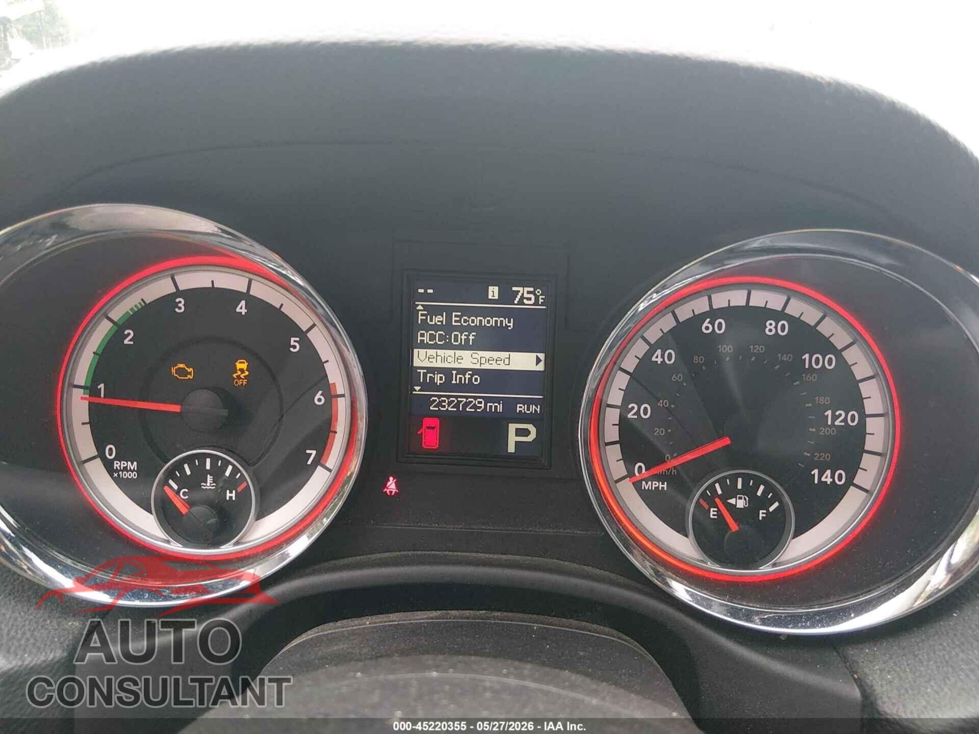 DODGE DURANGO 2013 - 1C4SDJET0DC500752