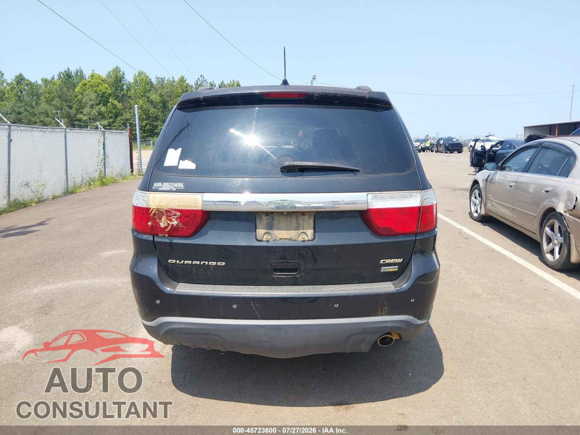 DODGE DURANGO 2013 - 1C4RDHDG4DC597871