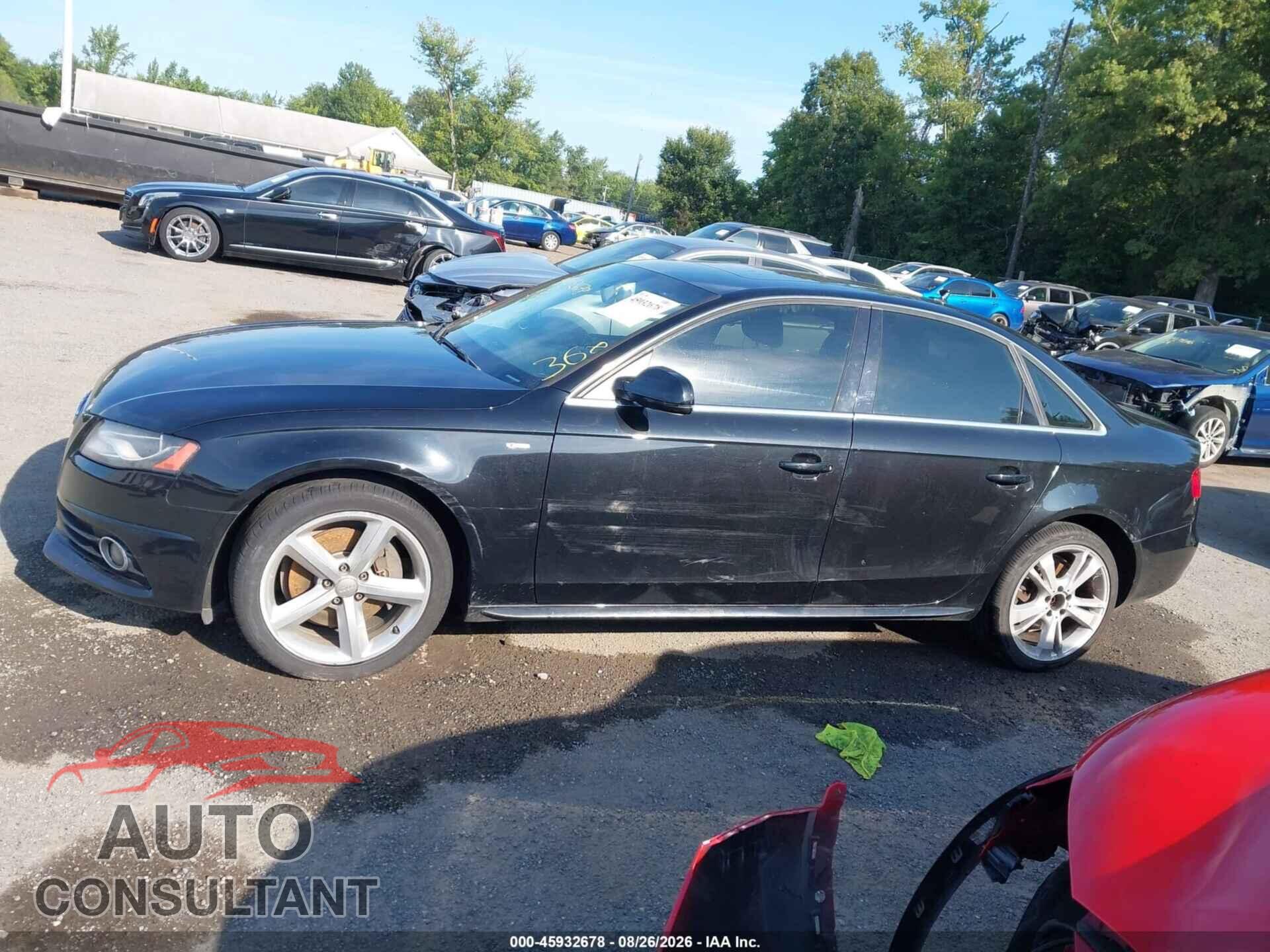 AUDI A4 2012 - WAUKFBFL1CA088878