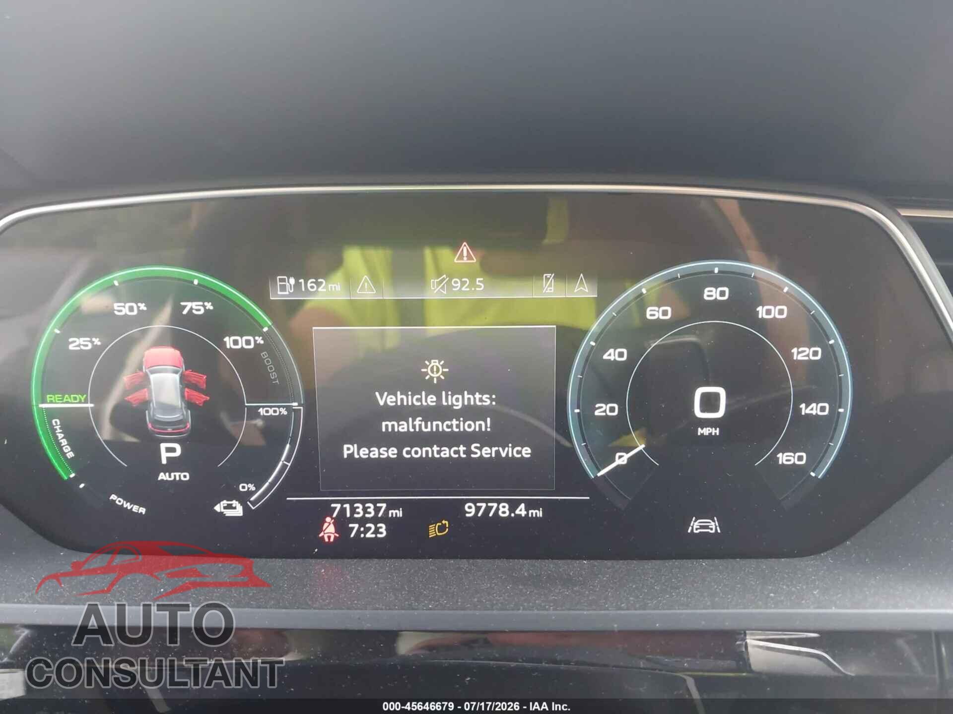 AUDI E-TRON 2021 - WA1AAAGE6MB008200