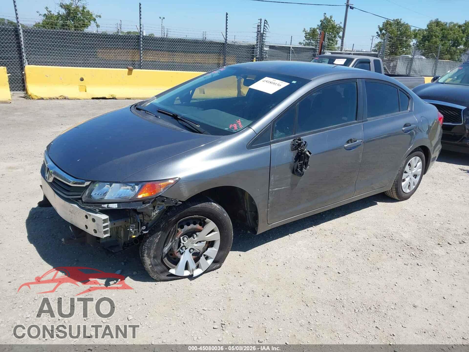HONDA CIVIC 2012 - 2HGFB2F51CH314891