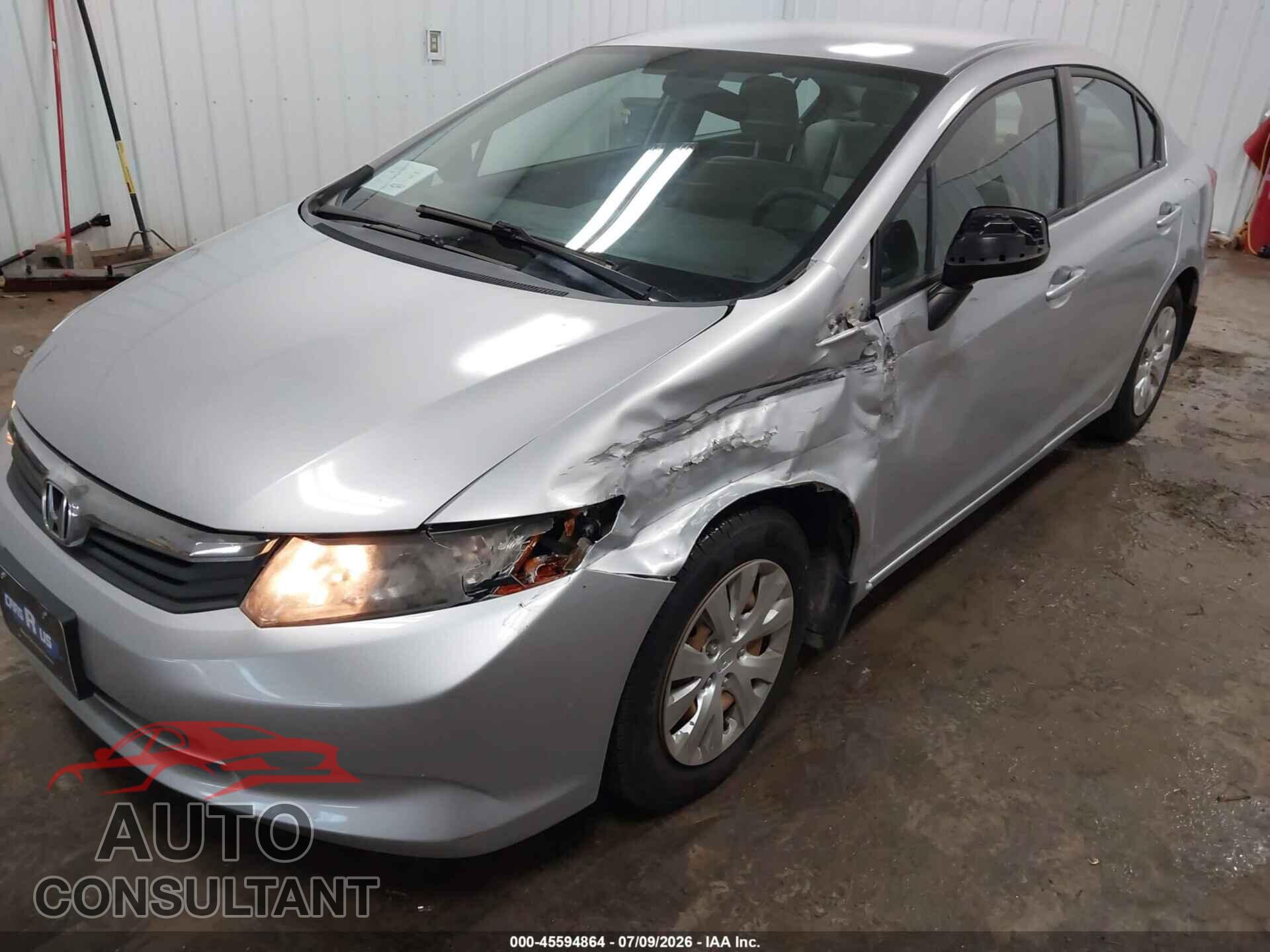 HONDA CIVIC 2012 - 2HGFB2F55CH588983