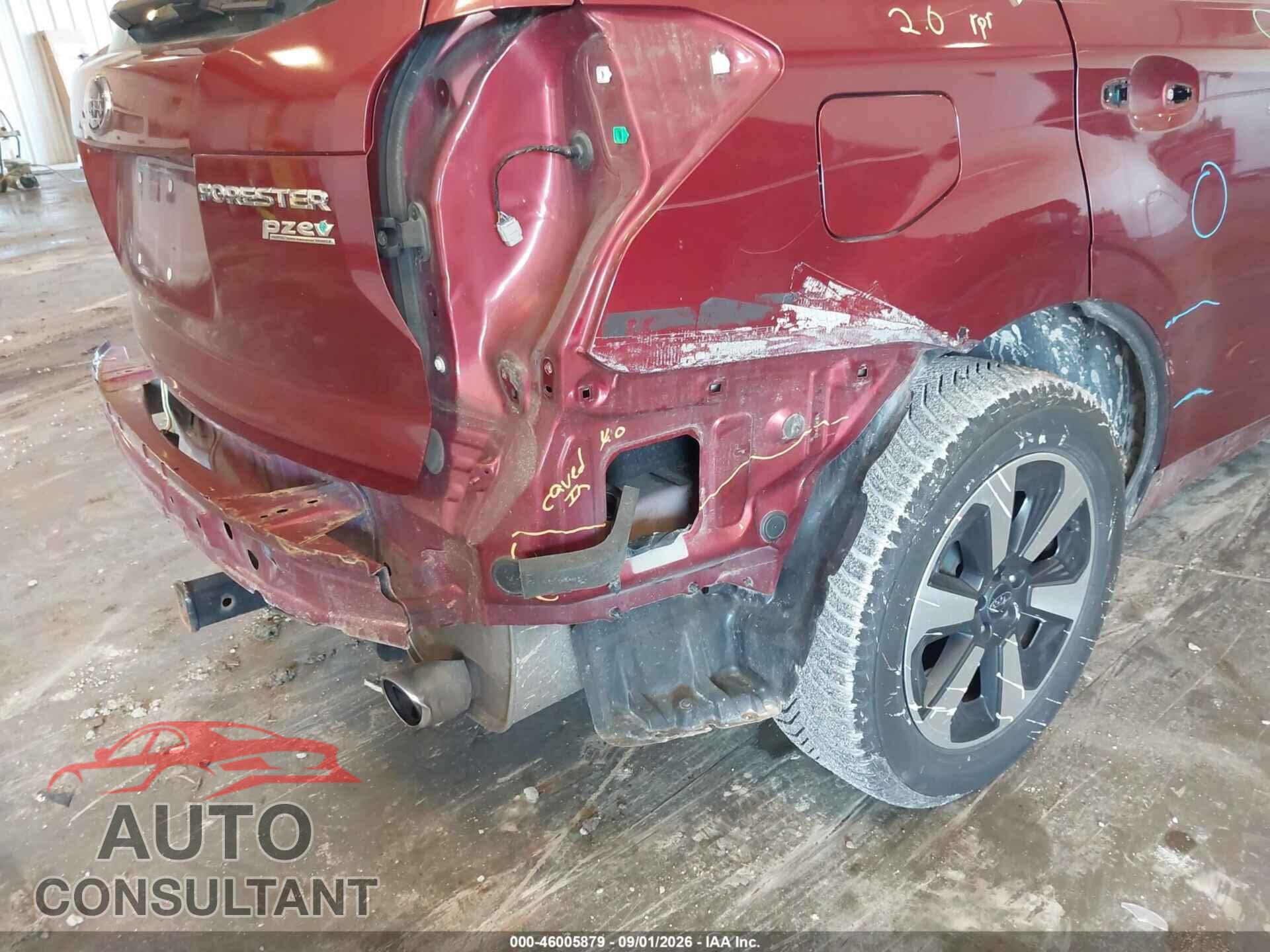 SUBARU FORESTER 2017 - JF2SJABC6HH549266