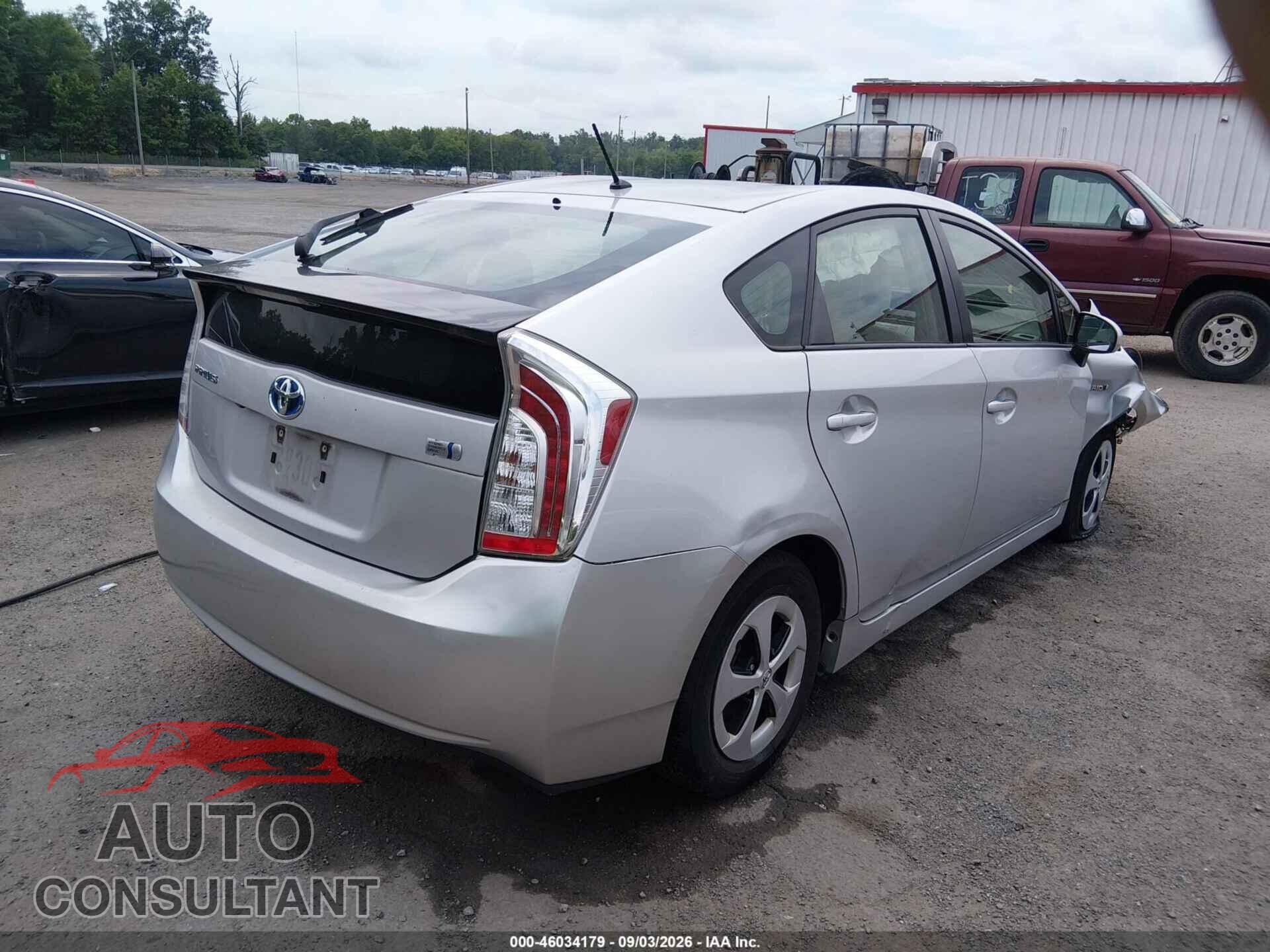 TOYOTA PRIUS 2015 - JTDKN3DU1F1908162