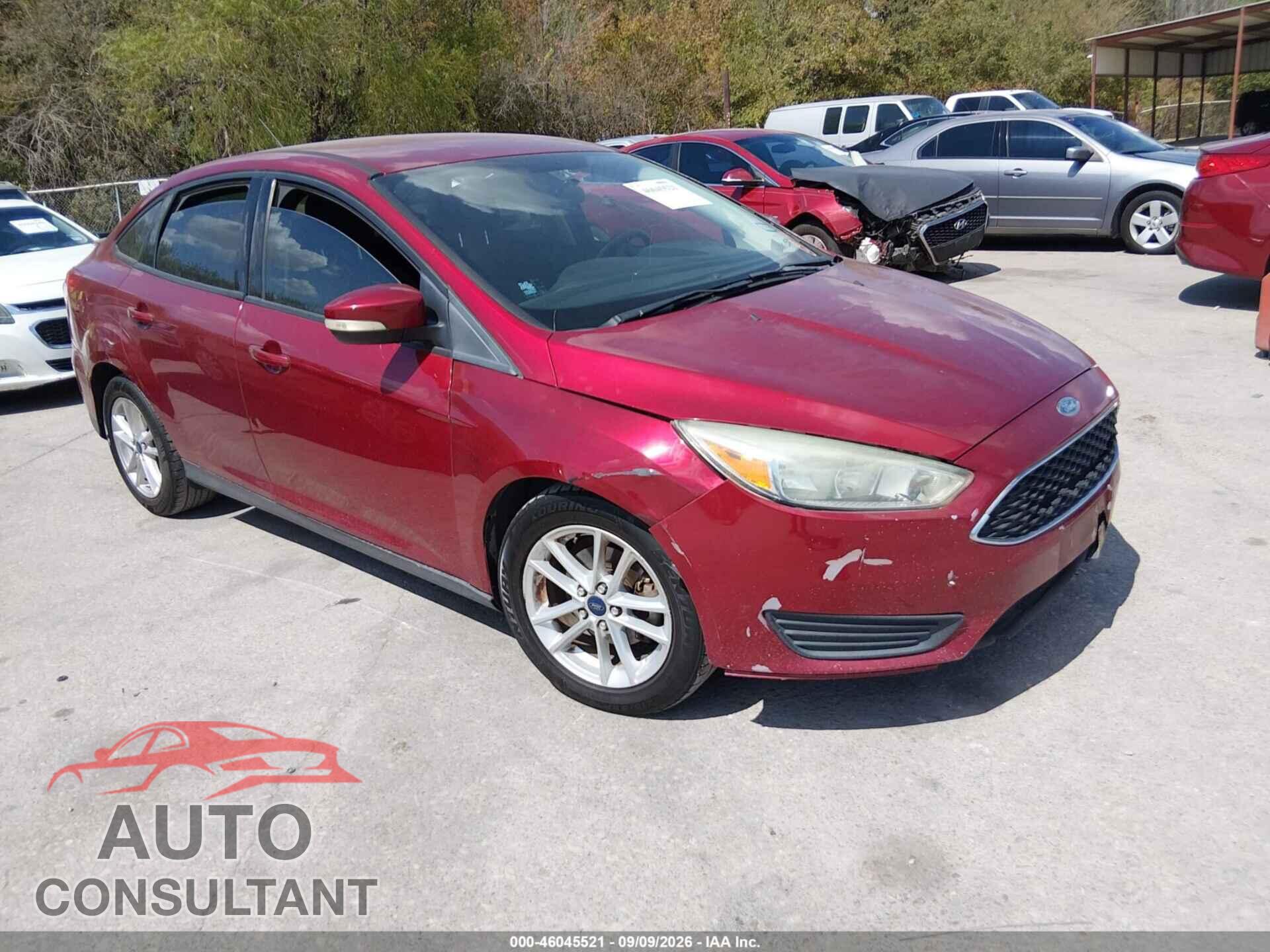 FORD FOCUS 2016 - 1FADP3F22GL289159