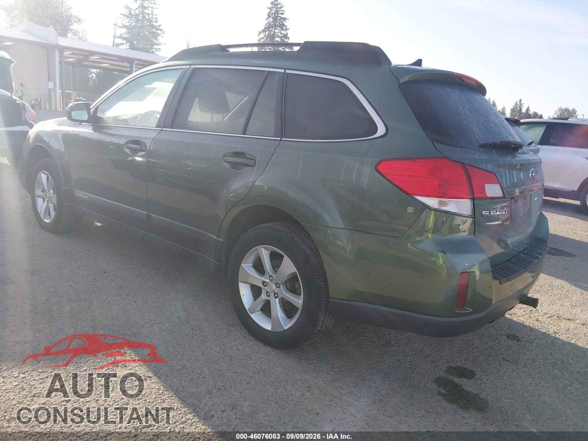 SUBARU OUTBACK 2014 - 4S4BRBLC0E3301594