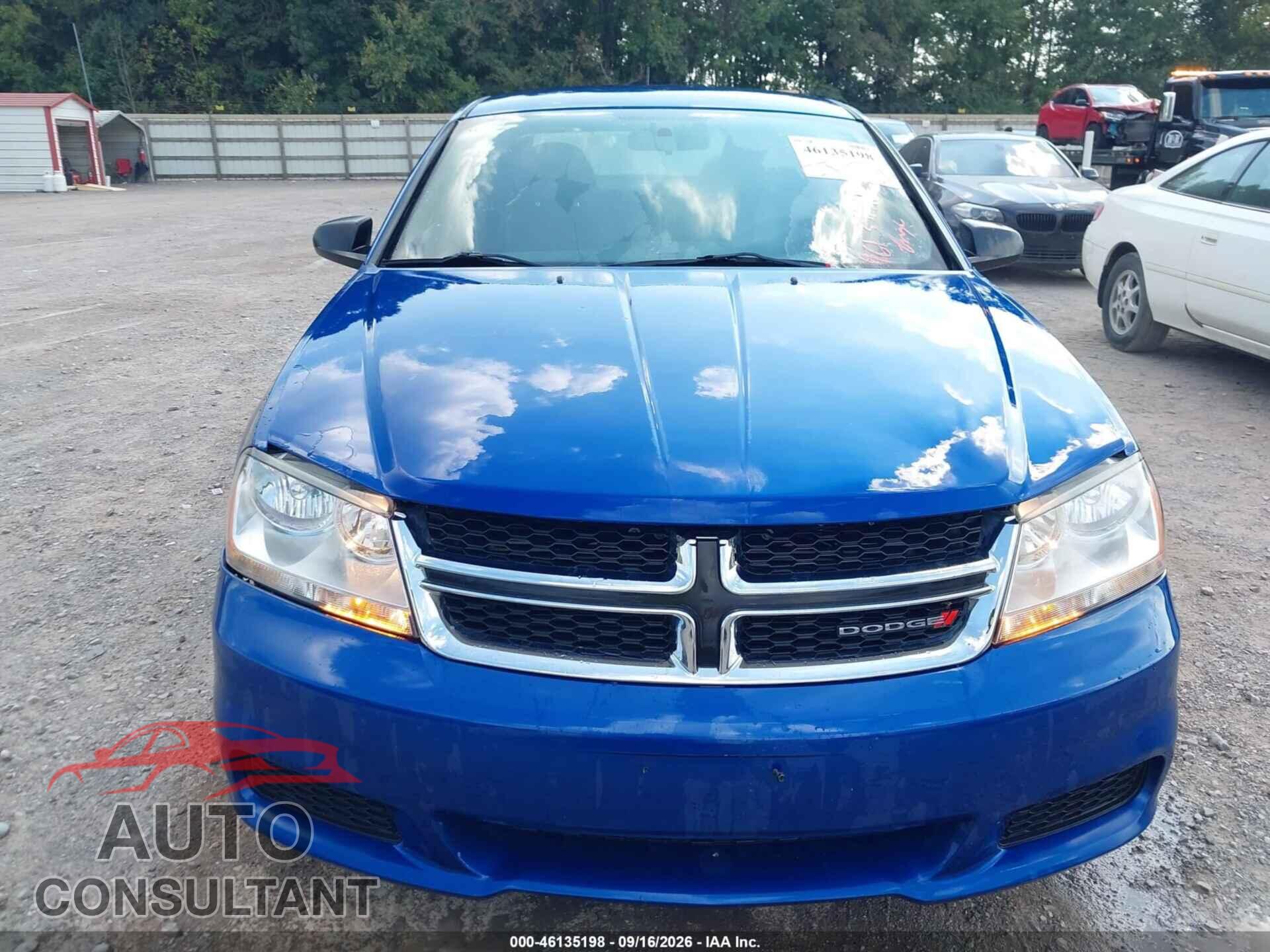DODGE AVENGER 2013 - 1C3CDZAG3DN749633