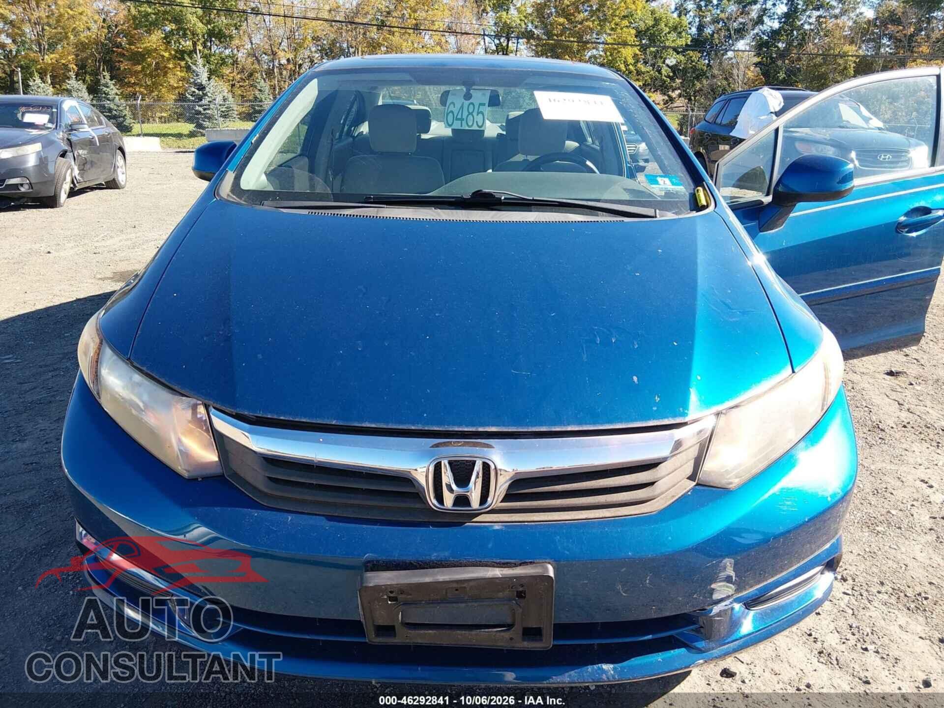 HONDA CIVIC 2012 - 2HGFB2F85CH542807