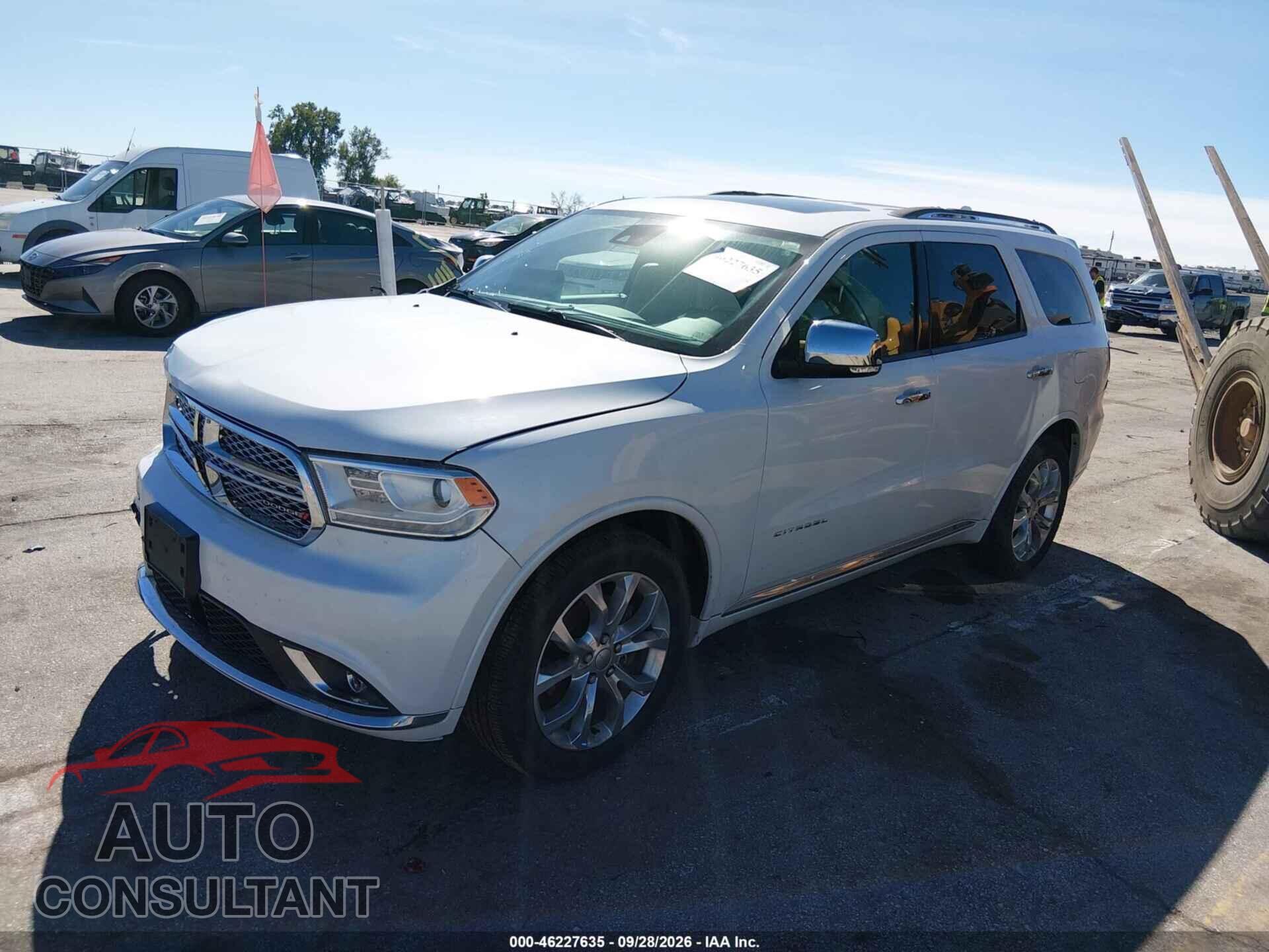 DODGE DURANGO 2017 - 1C4RDJEG9HC839601