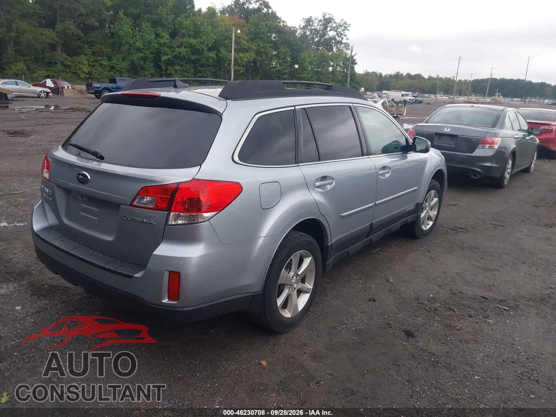 SUBARU OUTBACK 2014 - 4S4BRBLC6E3213410