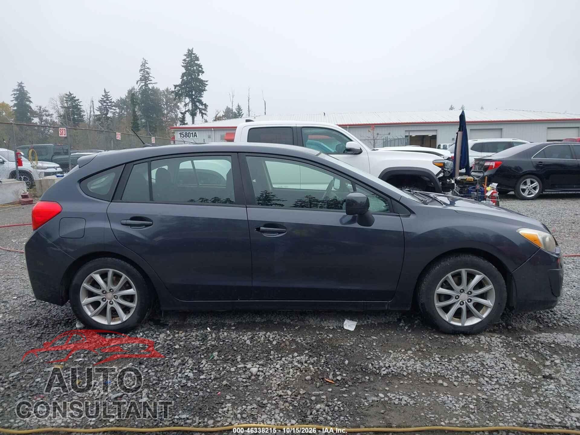 SUBARU IMPREZA 2012 - JF1GPAC64CH210595