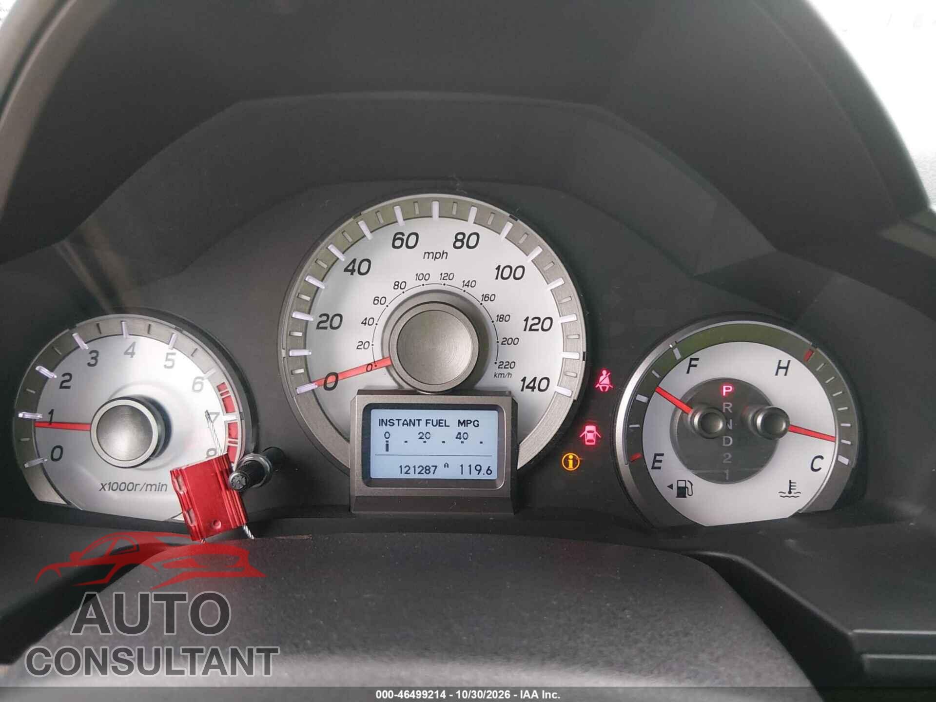HONDA PILOT 2012 - 5FNYF3H99CB041979