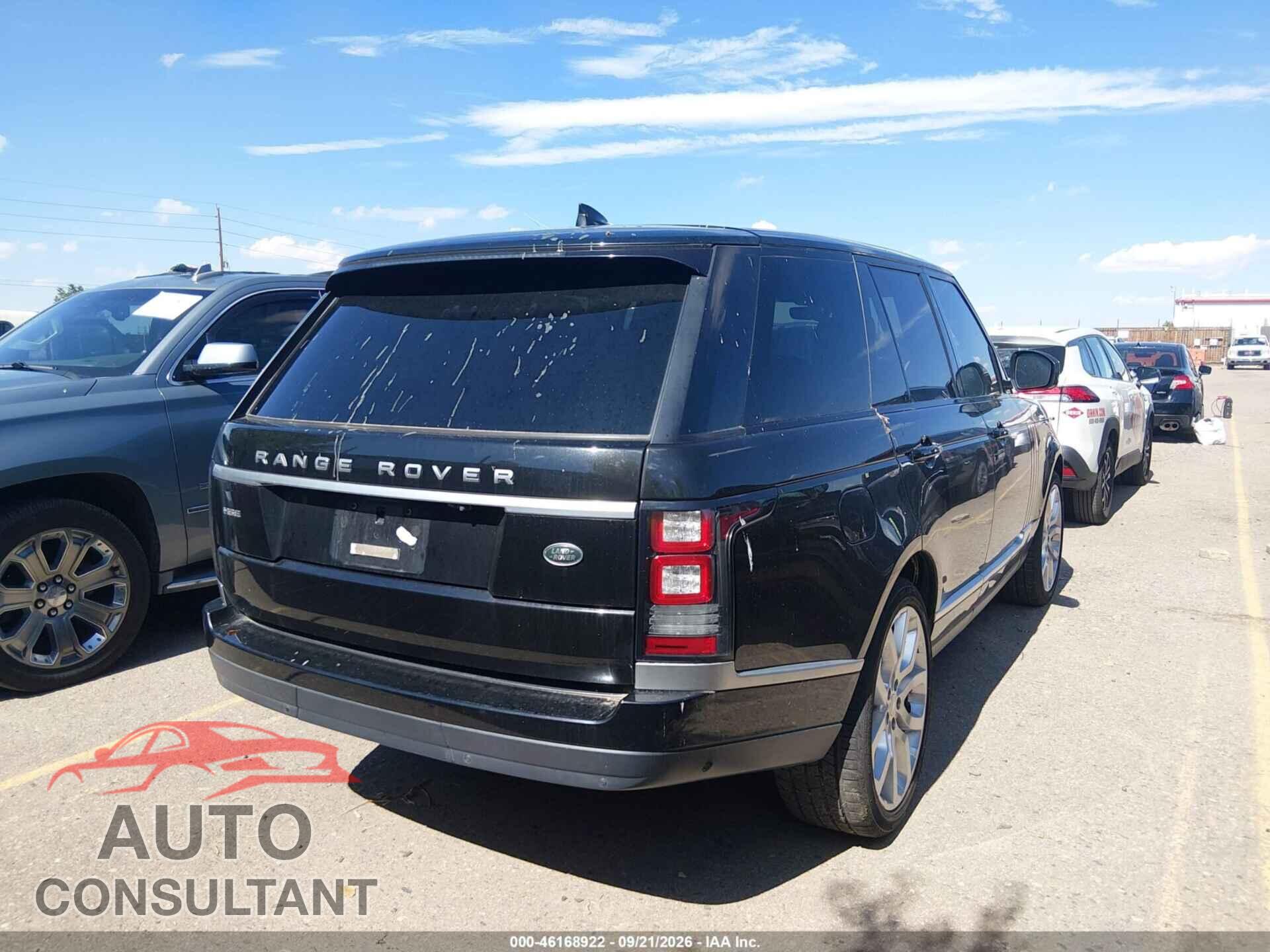 LAND ROVER RANGE ROVER 2017 - SALGS2FV6HA324950