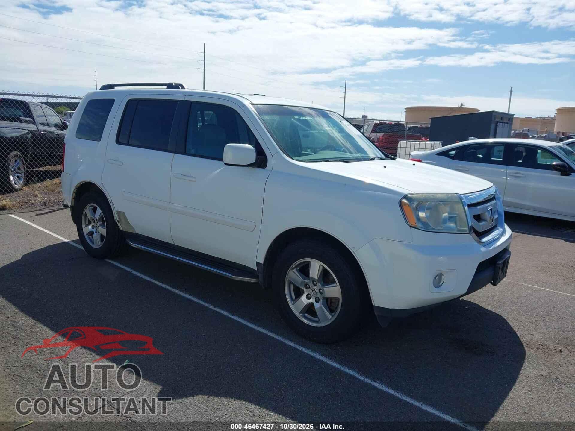 HONDA PILOT 2010 - 5FNYF3H67AB005338
