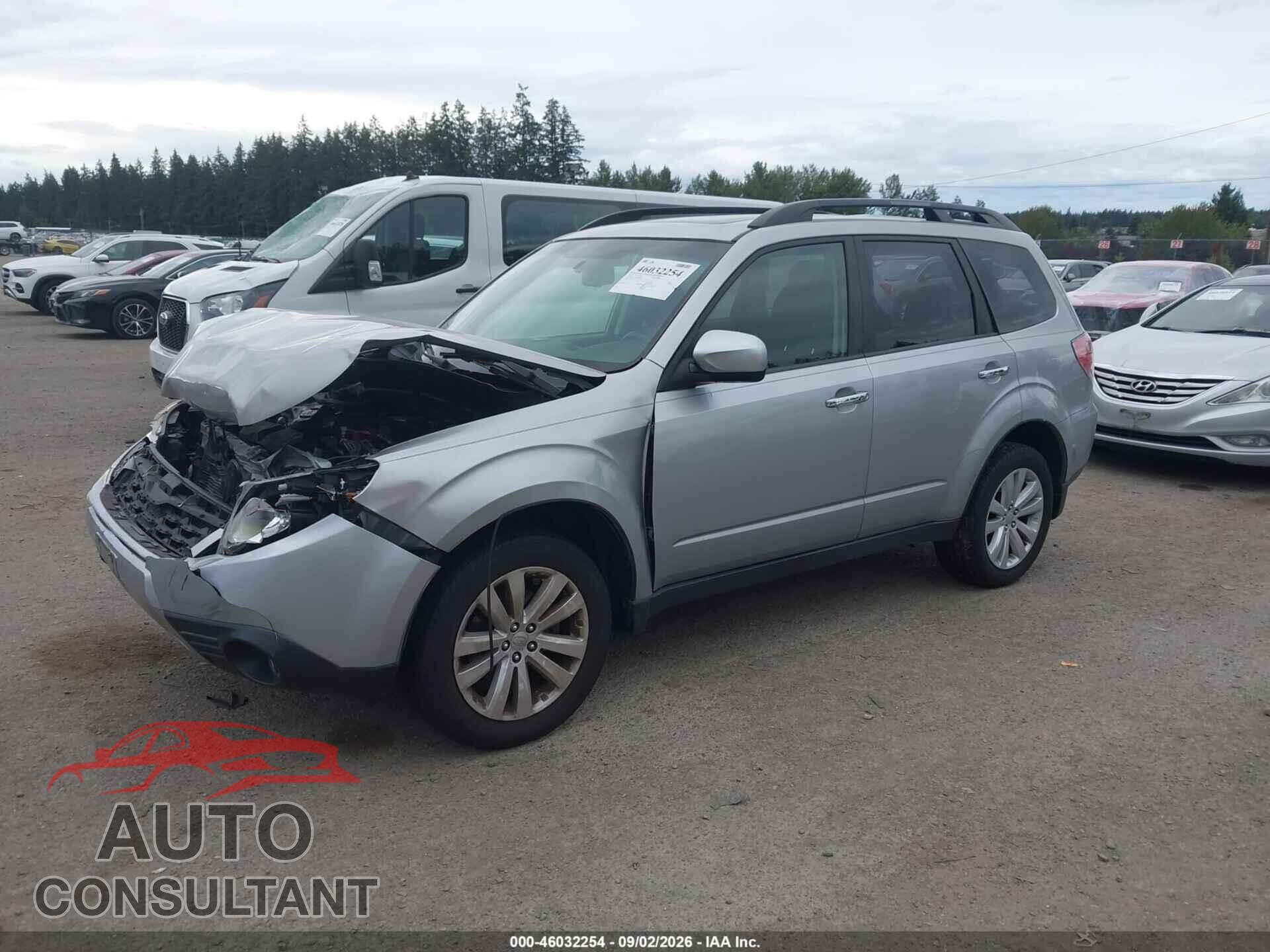 SUBARU FORESTER 2012 - JF2SHAEC5CH469926