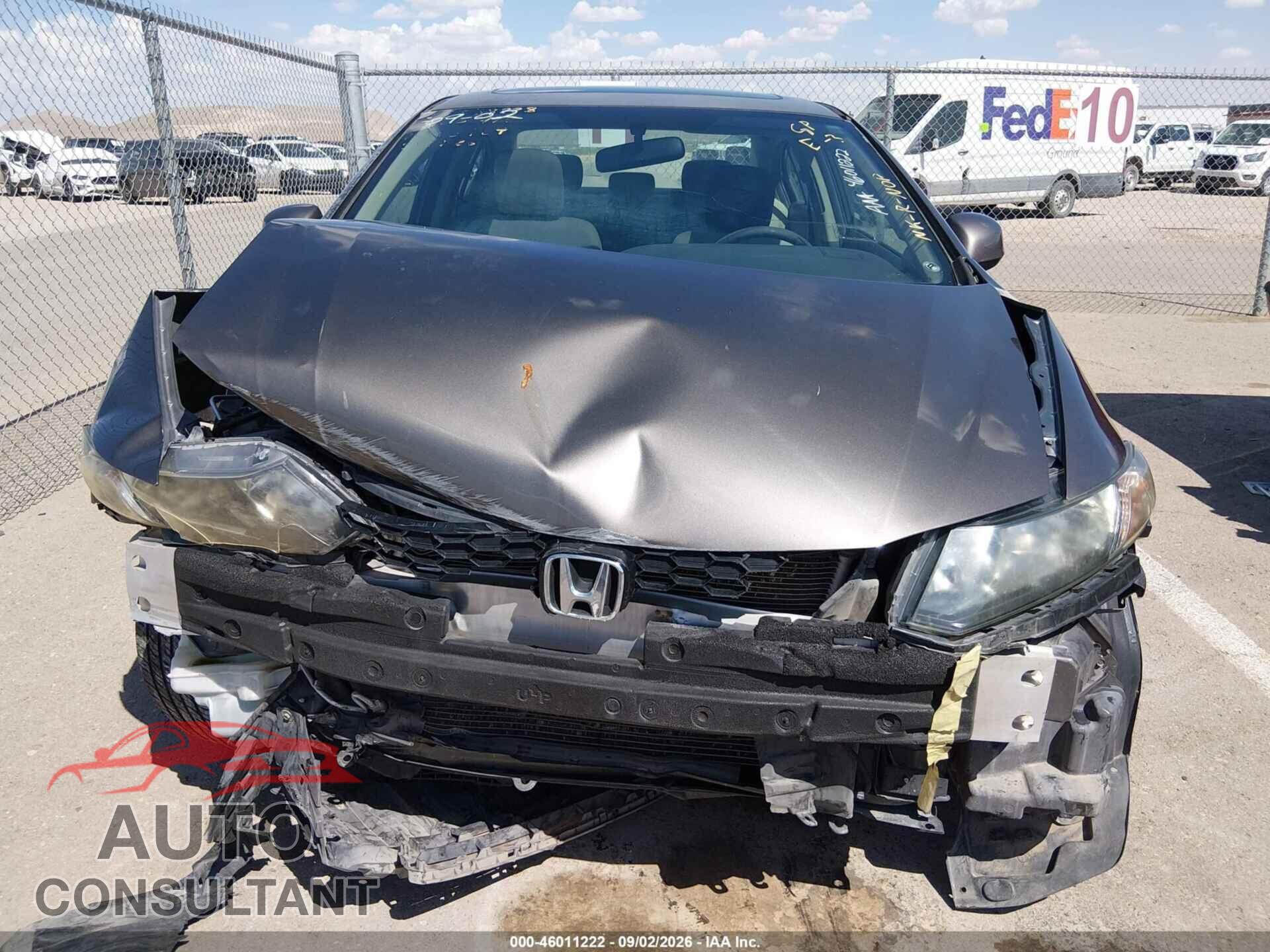 HONDA CIVIC 2013 - 2HGFB2F84DH544761