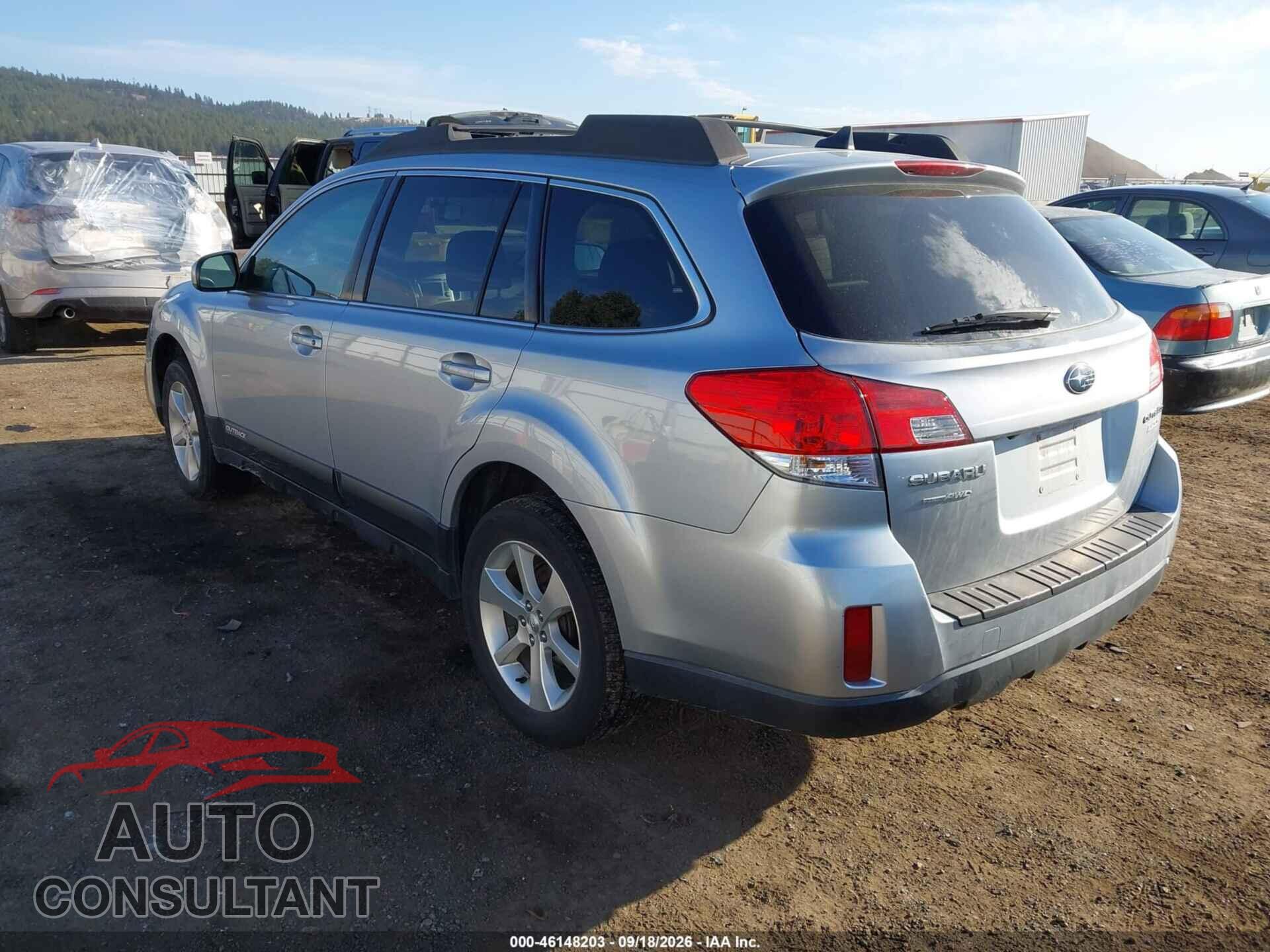SUBARU OUTBACK 2014 - 4S4BRBLC9E3291762