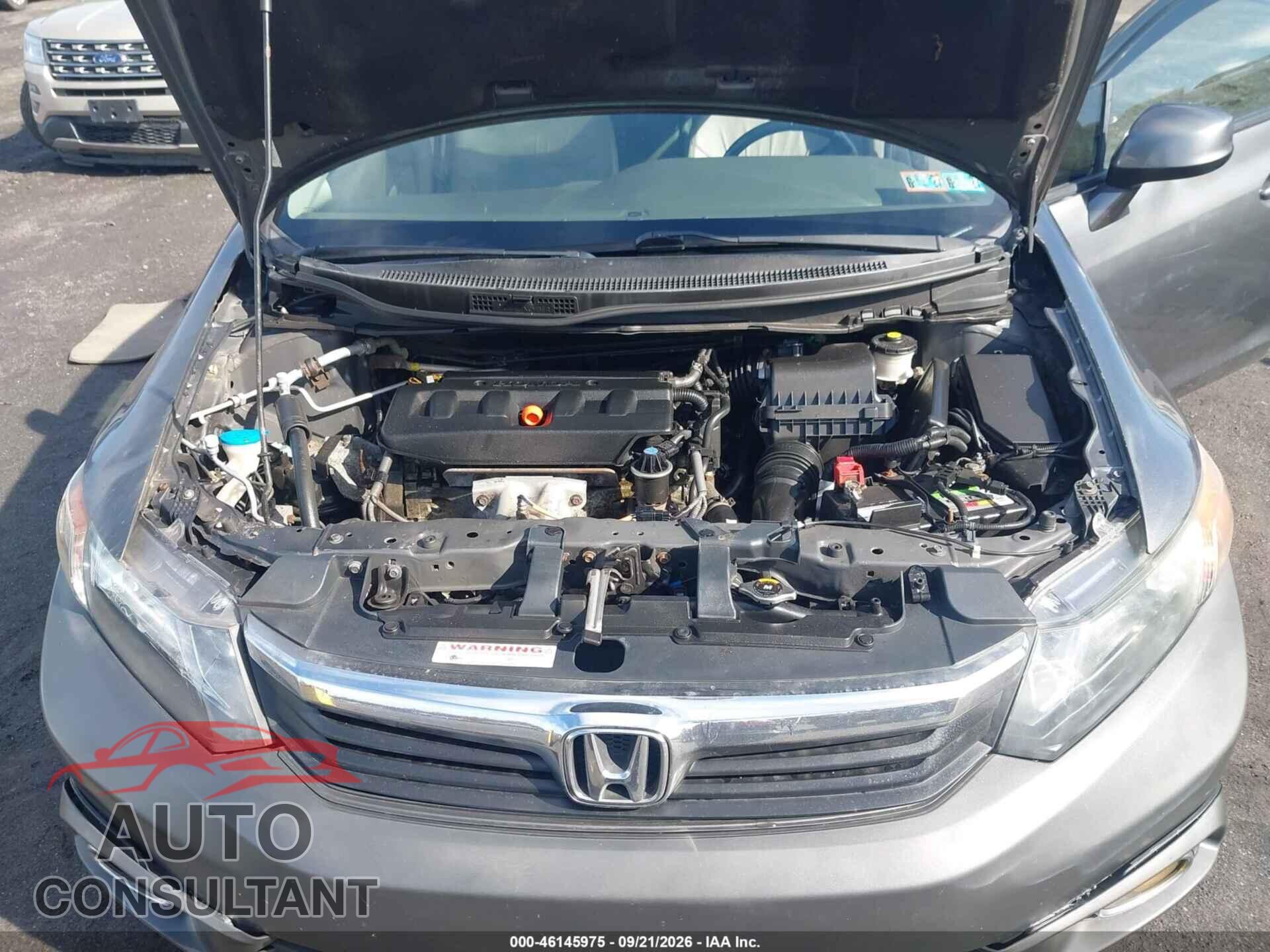 HONDA CIVIC 2012 - 2HGFB2F93CH547853