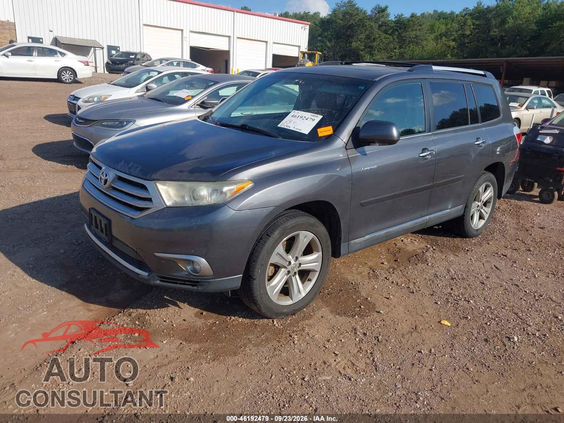 TOYOTA HIGHLANDER 2013 - 5TDDK3EH8DS187101