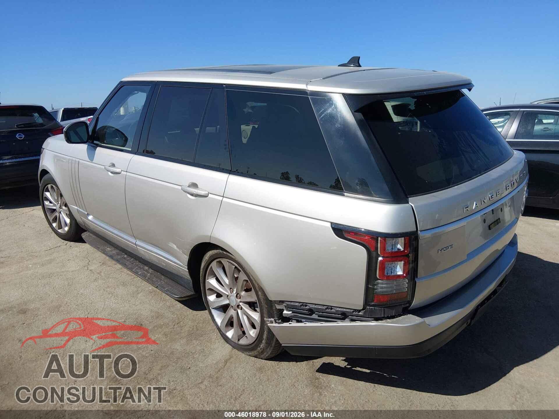 LAND ROVER RANGE ROVER 2016 - SALGS2VF9GA253283