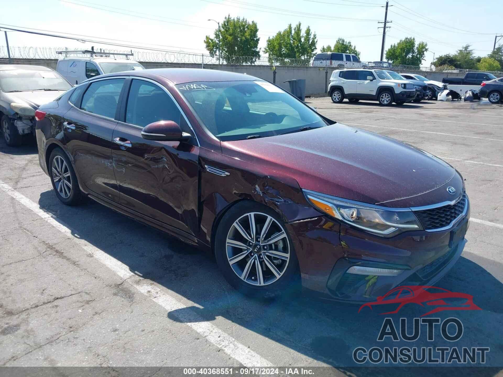 KIA OPTIMA 2019 - 5XXGT4L31KG363394