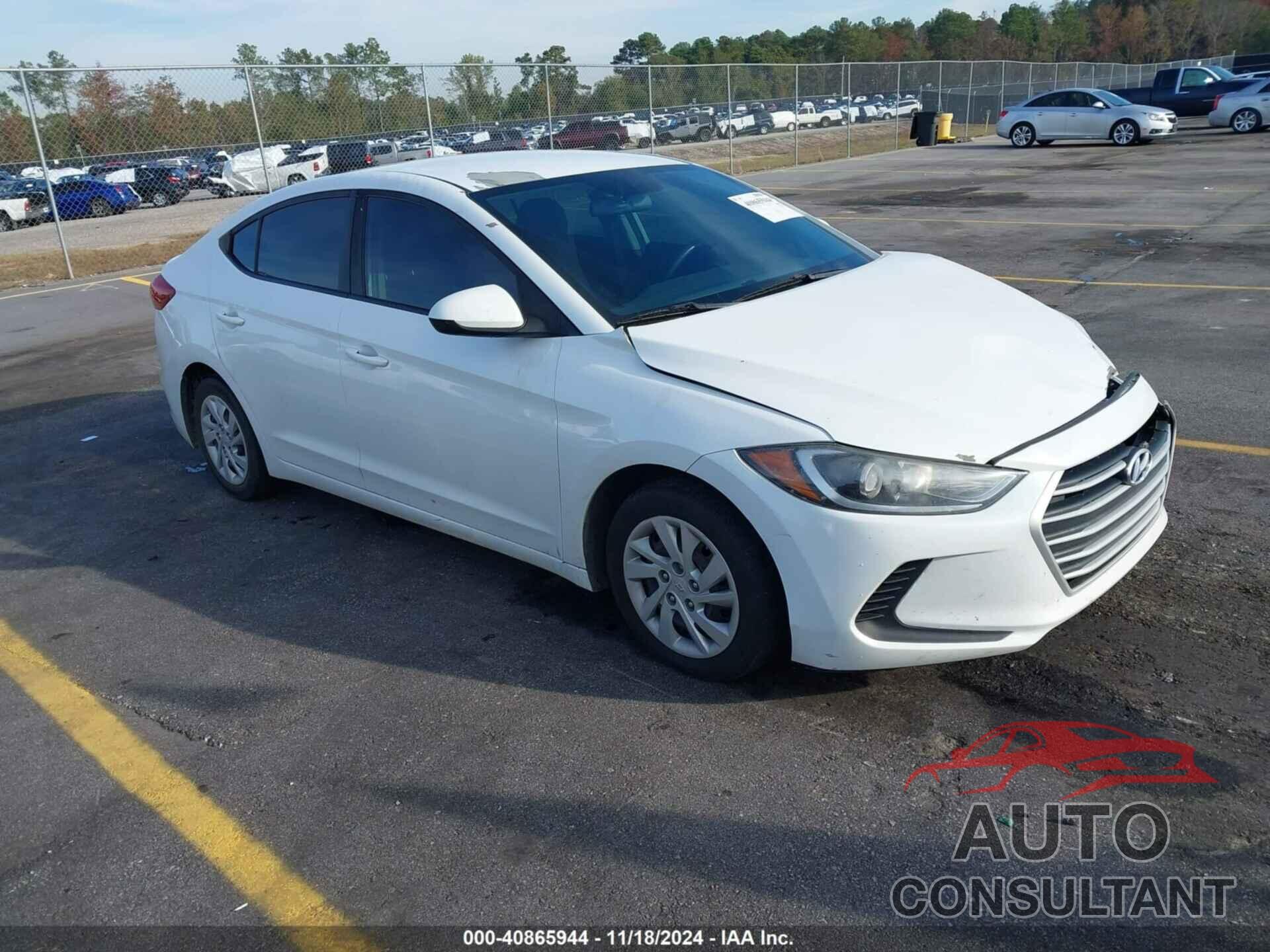 HYUNDAI ELANTRA 2018 - 5NPD74LF2JH350903