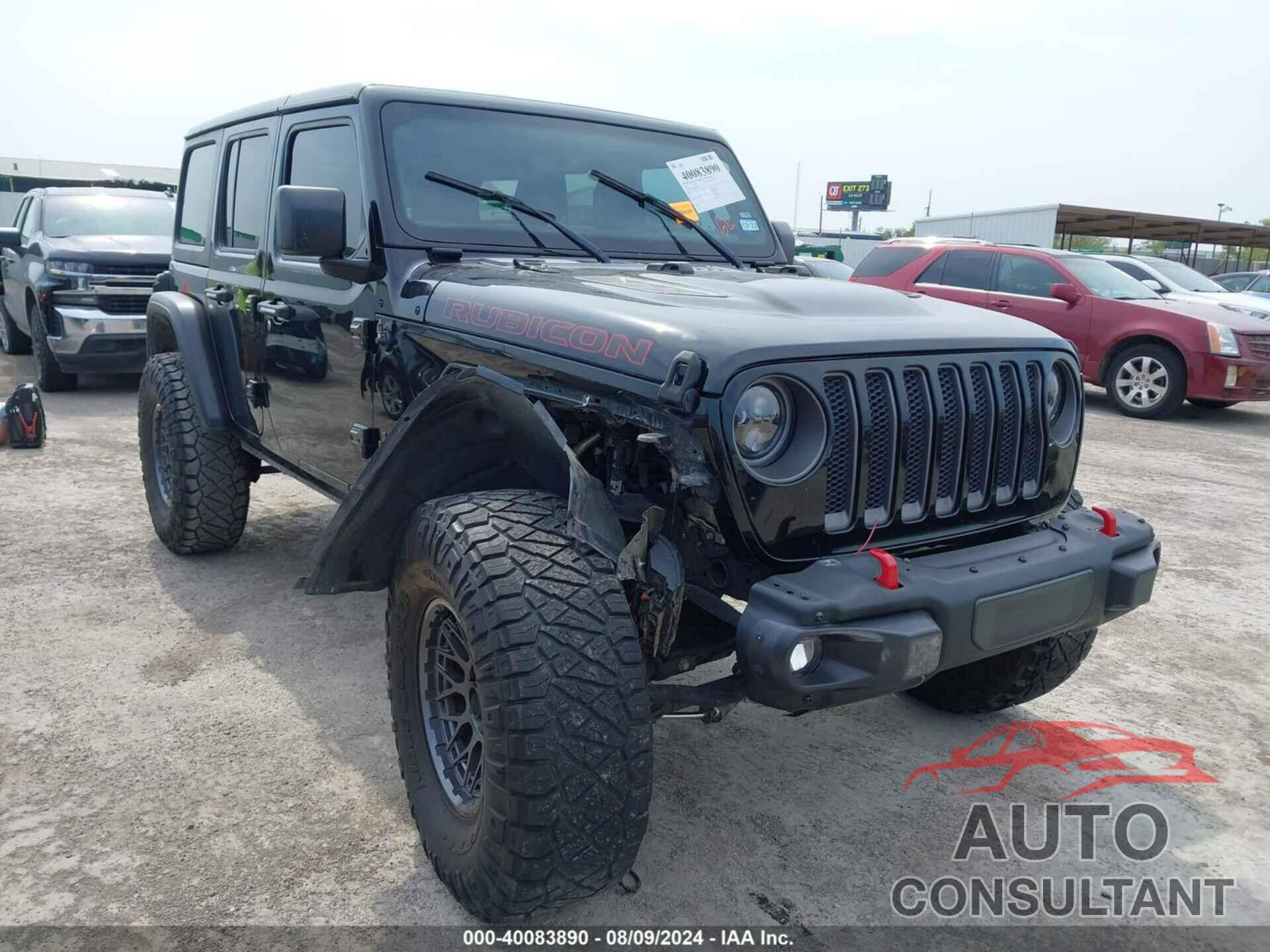 JEEP WRANGLER UNLIMITED 2019 - 1C4HJXFN0KW601212