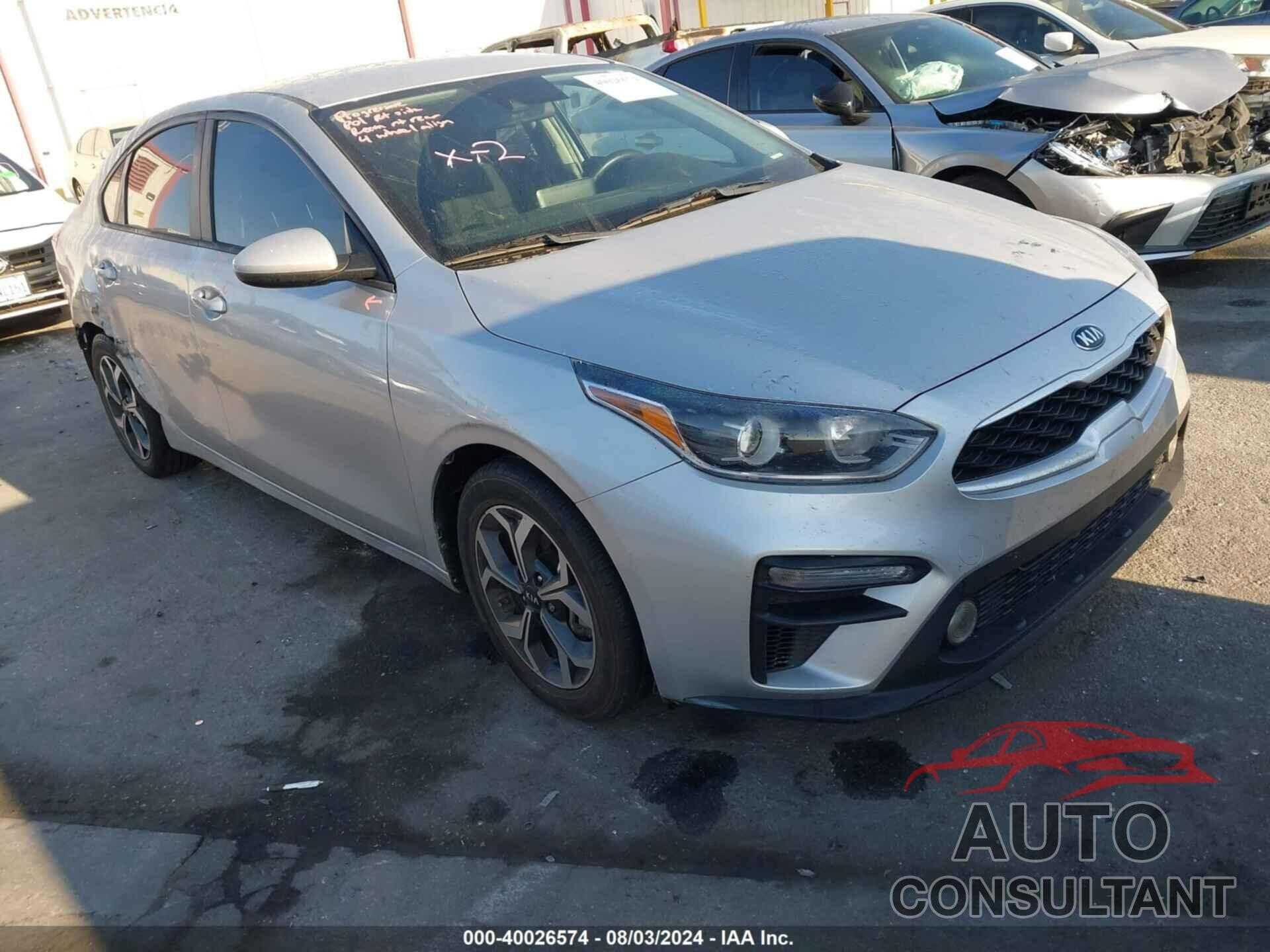 KIA FORTE 2020 - 3KPF24AD8LE247064