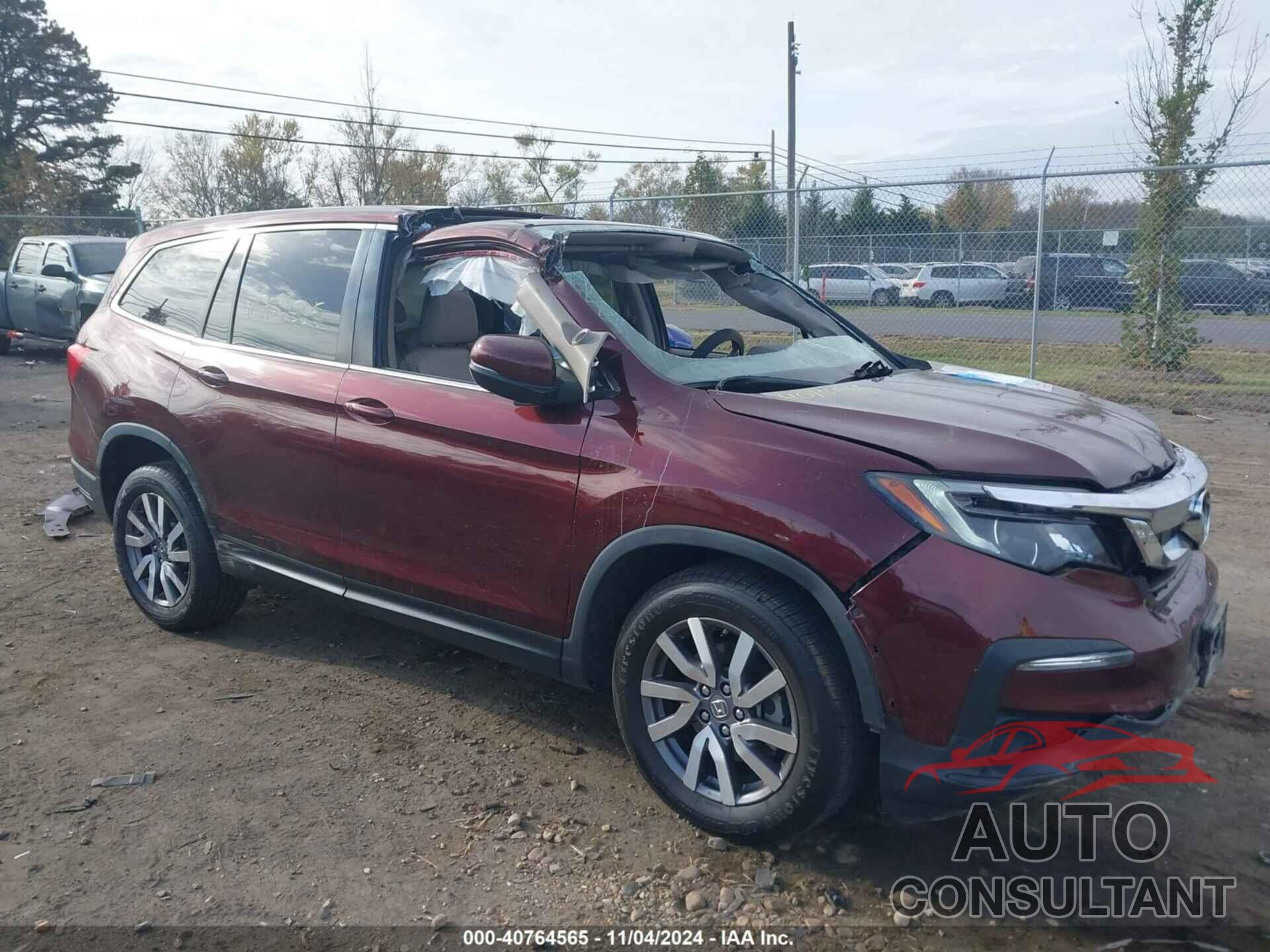 HONDA PILOT 2019 - 5FNYF6H53KB091158