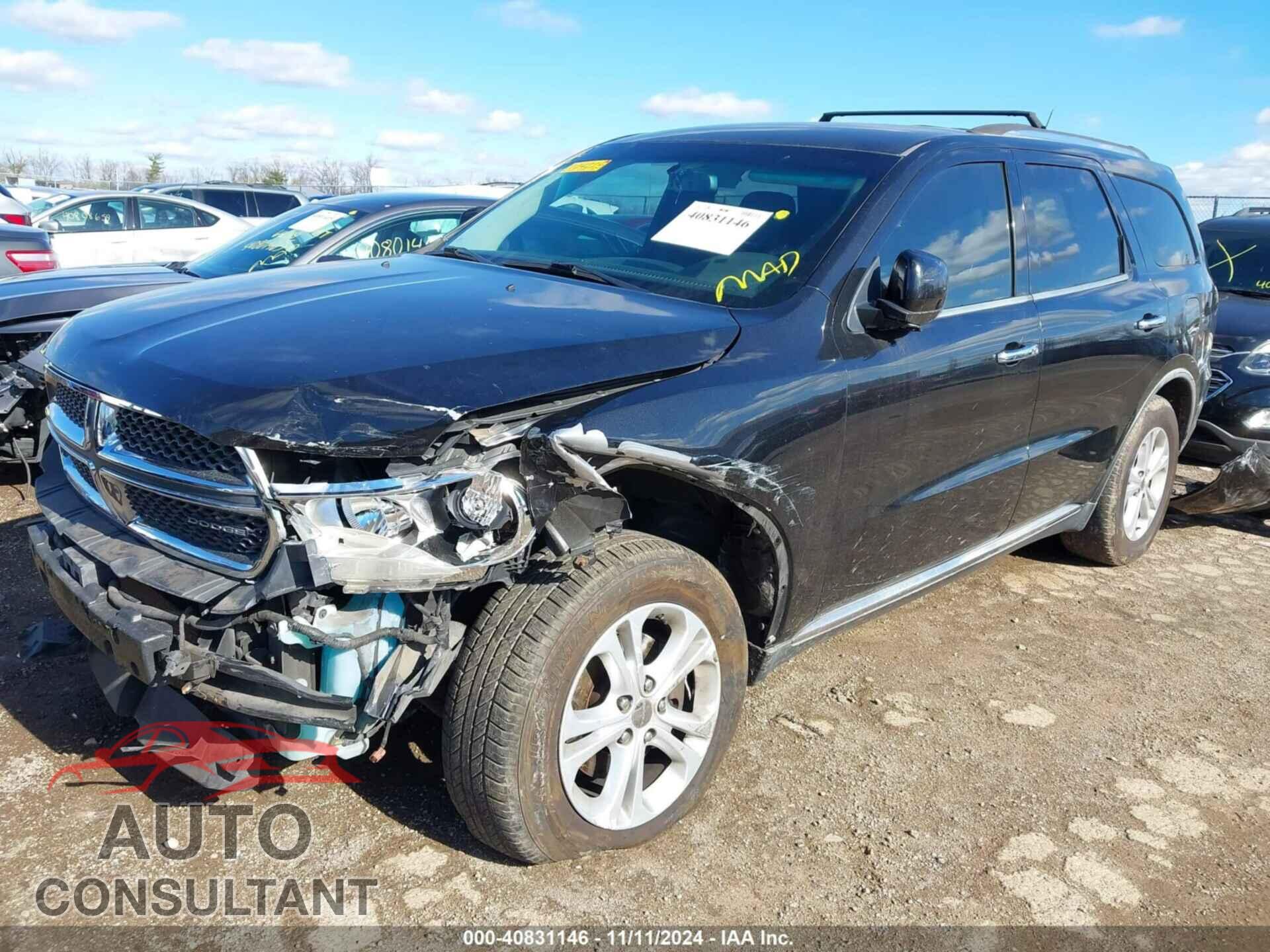DODGE DURANGO 2012 - 1C4RDJDG0CC104225