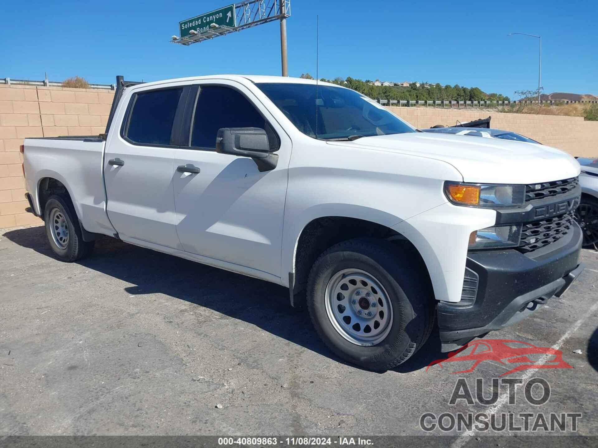 CHEVROLET SILVERADO 1500 2019 - 1GCPYAEH6KZ291453