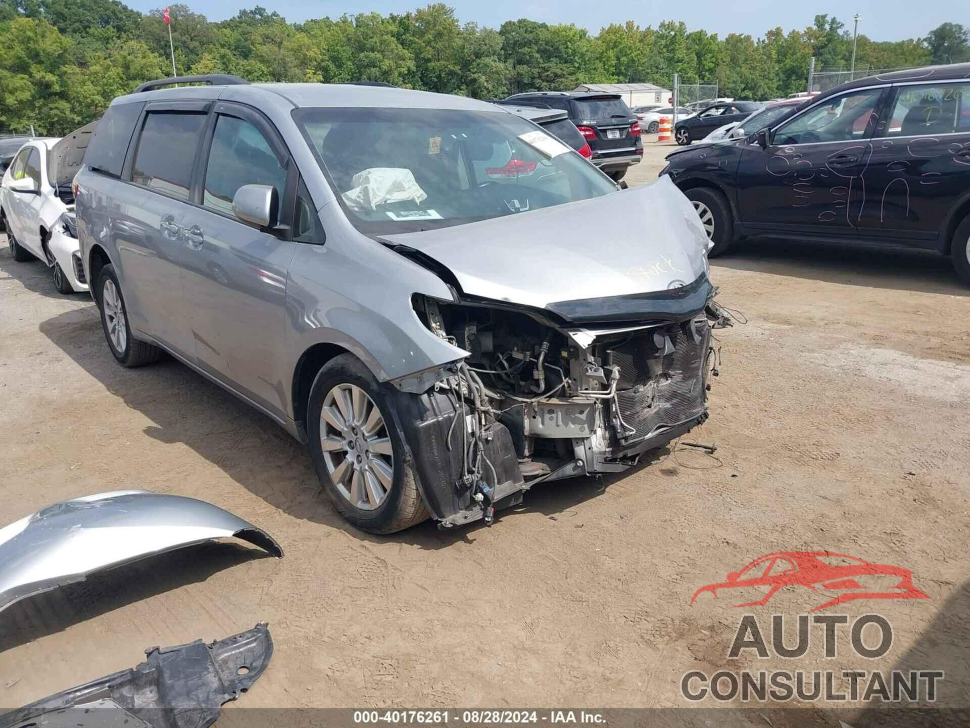 TOYOTA SIENNA 2017 - 5TDJZ3DC6HS157864