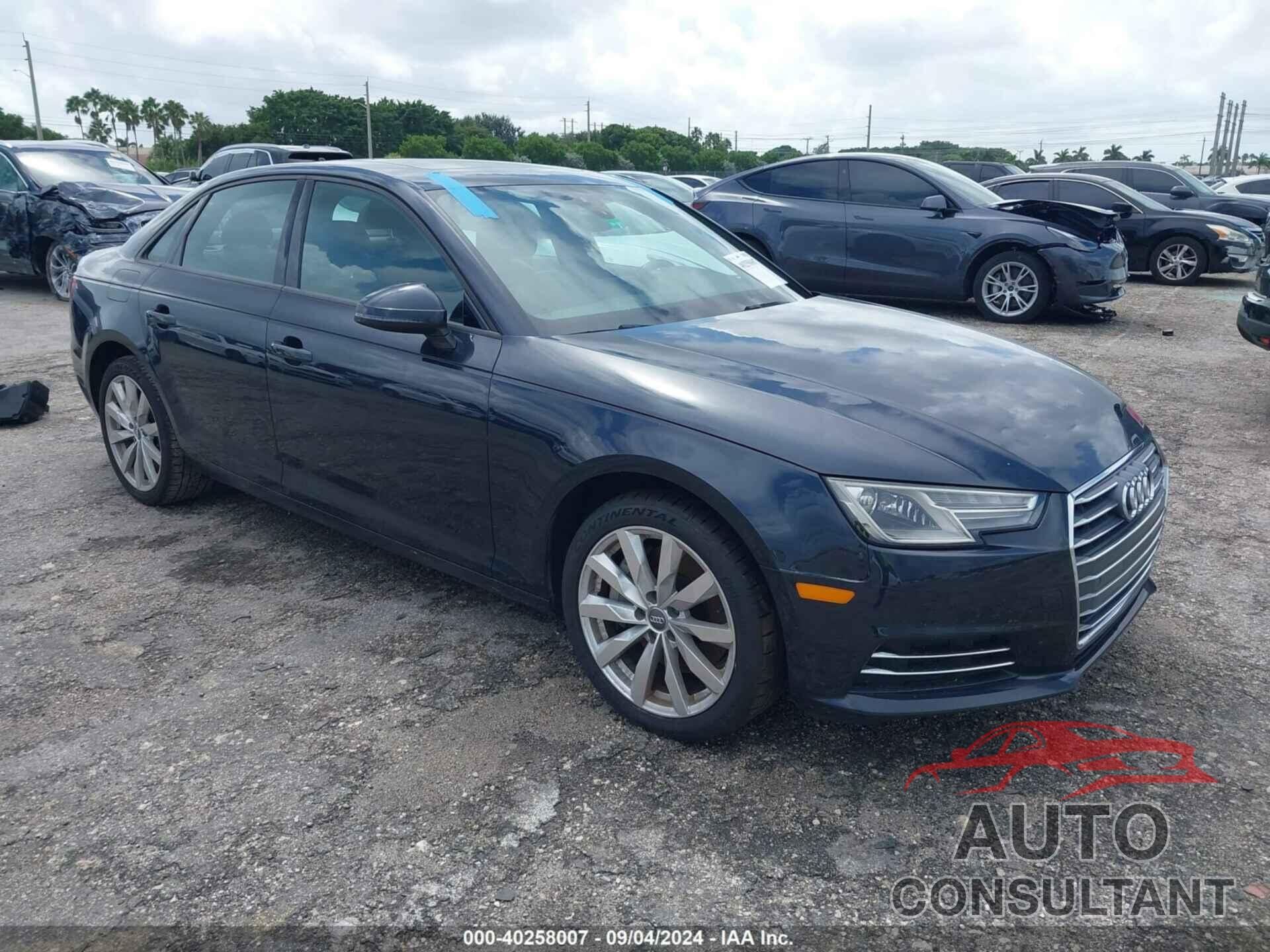 AUDI A4 2017 - WAUGNAF46HN010883