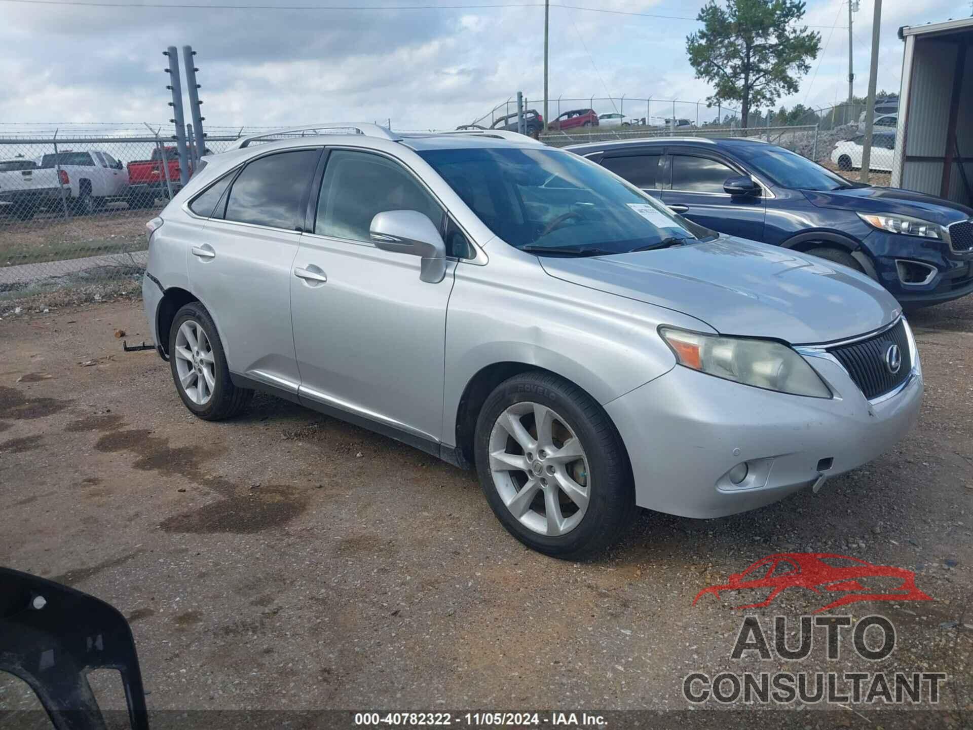 LEXUS RX 350 2012 - JTJZK1BA7C2414010
