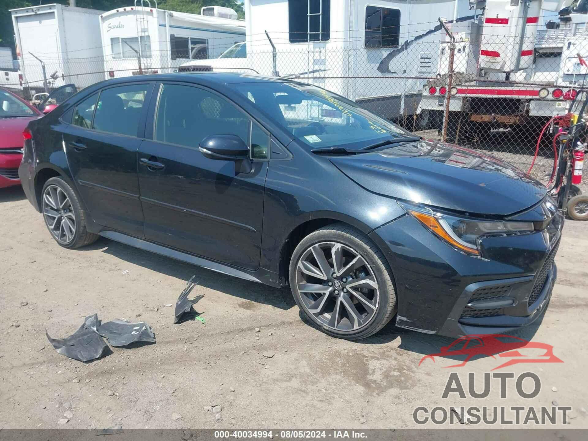 TOYOTA COROLLA 2021 - JTDS4MCE6MJ080559