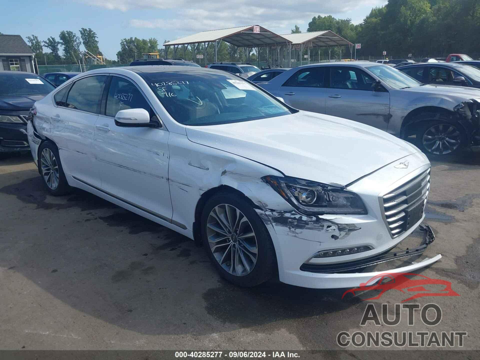 HYUNDAI GENESIS 2016 - KMHGN4JE2GU116932