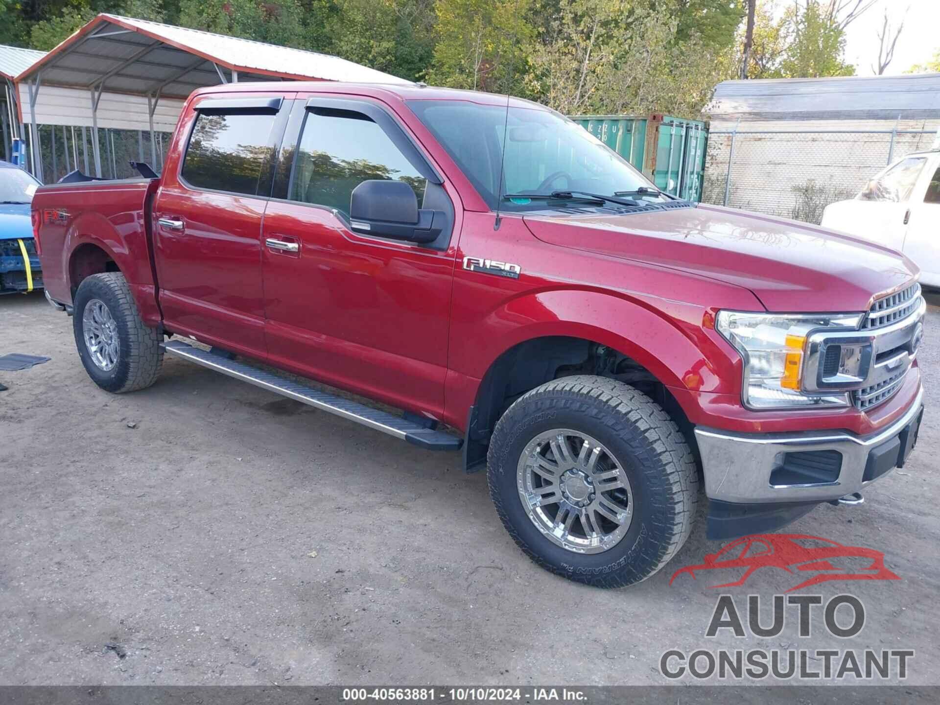 FORD F150 2018 - 1FTEW1E59JFE74168