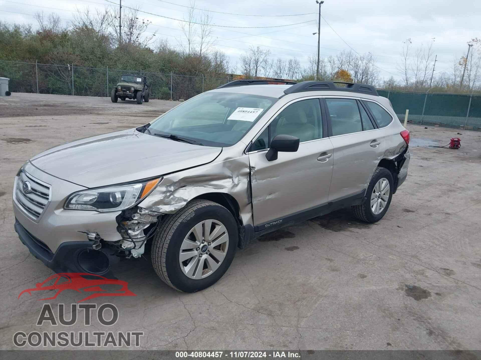SUBARU OUTBACK 2017 - 4S4BSAAC9H3399806