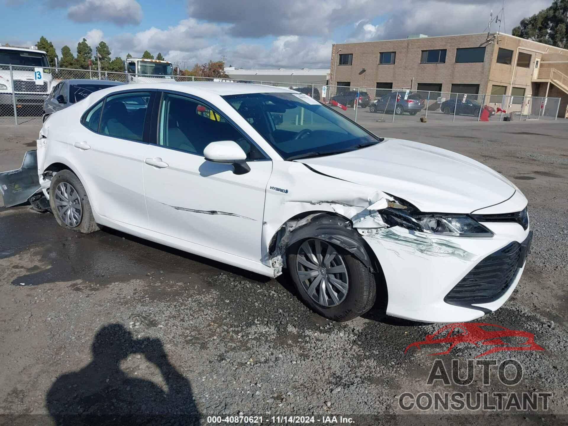 TOYOTA CAMRY HYBRID 2019 - 4T1B31HK7KU516231