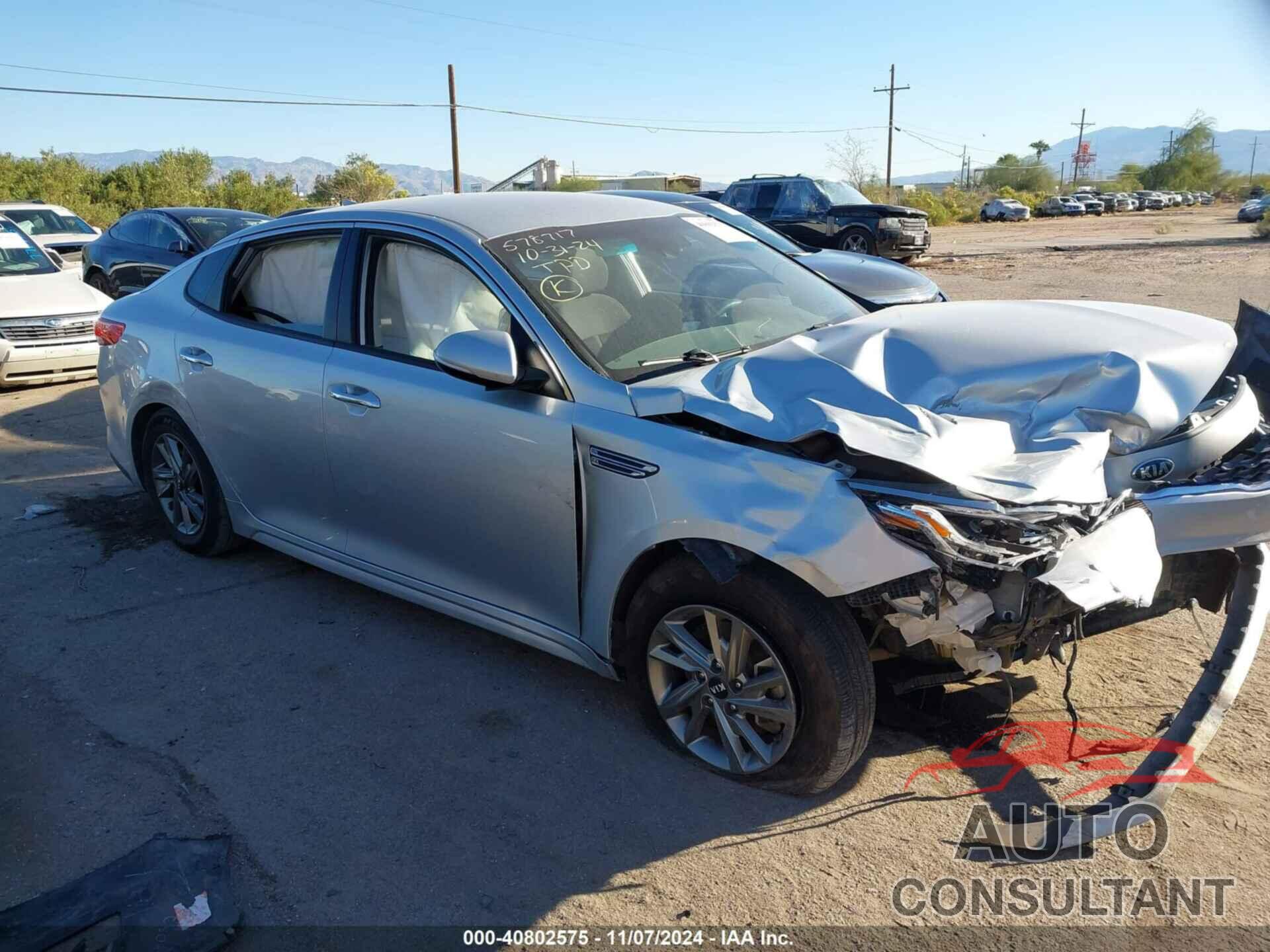 KIA OPTIMA 2019 - 5XXGT4L3XKG334945