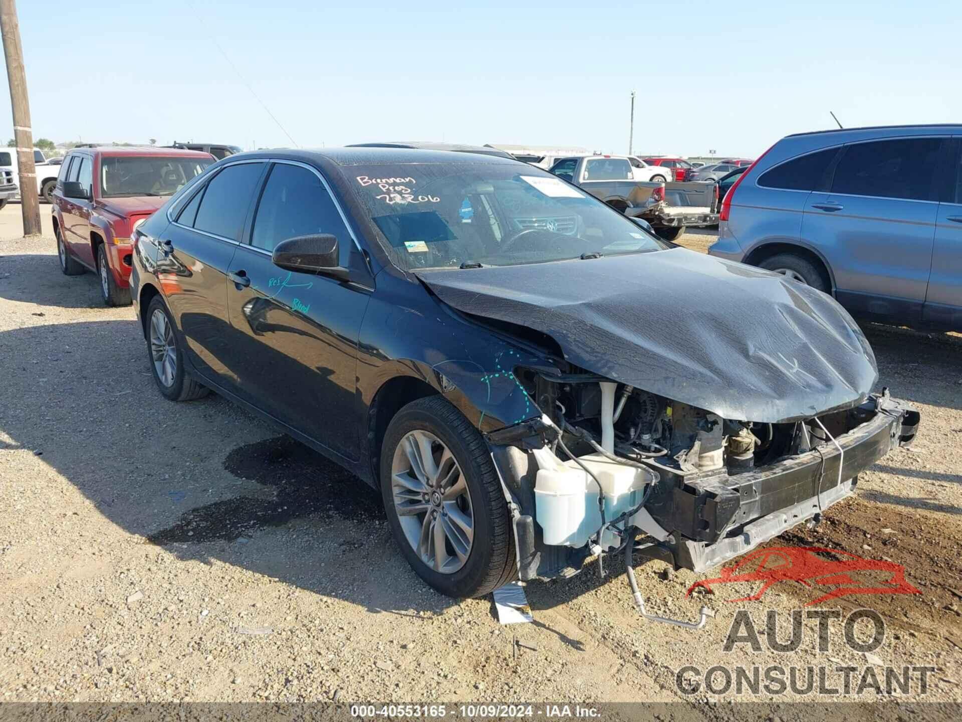 TOYOTA CAMRY 2017 - 4T1BF1FK6HU449110