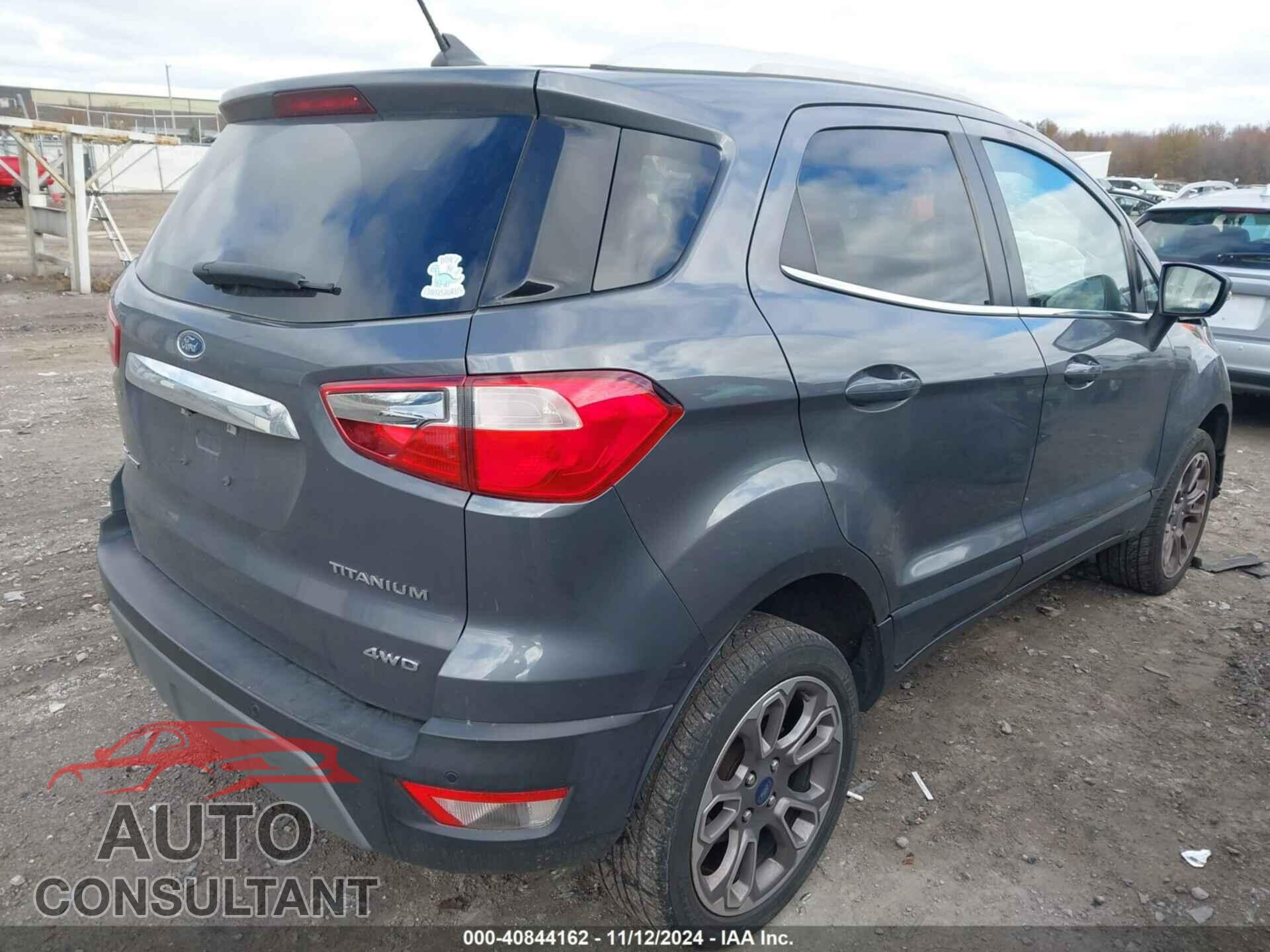 FORD ECOSPORT 2019 - MAJ6S3KL5KC291471