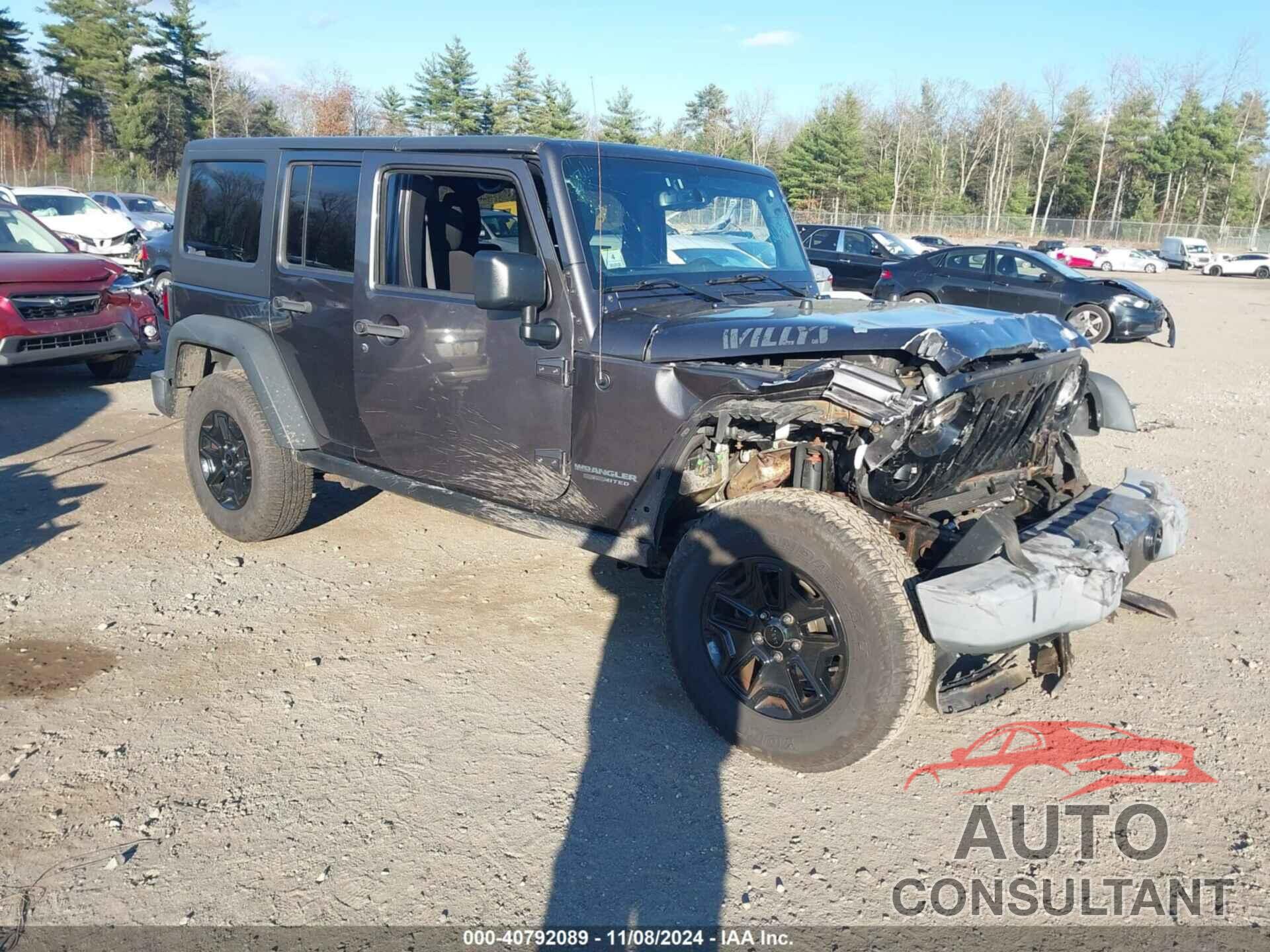 JEEP WRANGLER UNLIMITED 2016 - 1C4BJWDG3GL257694