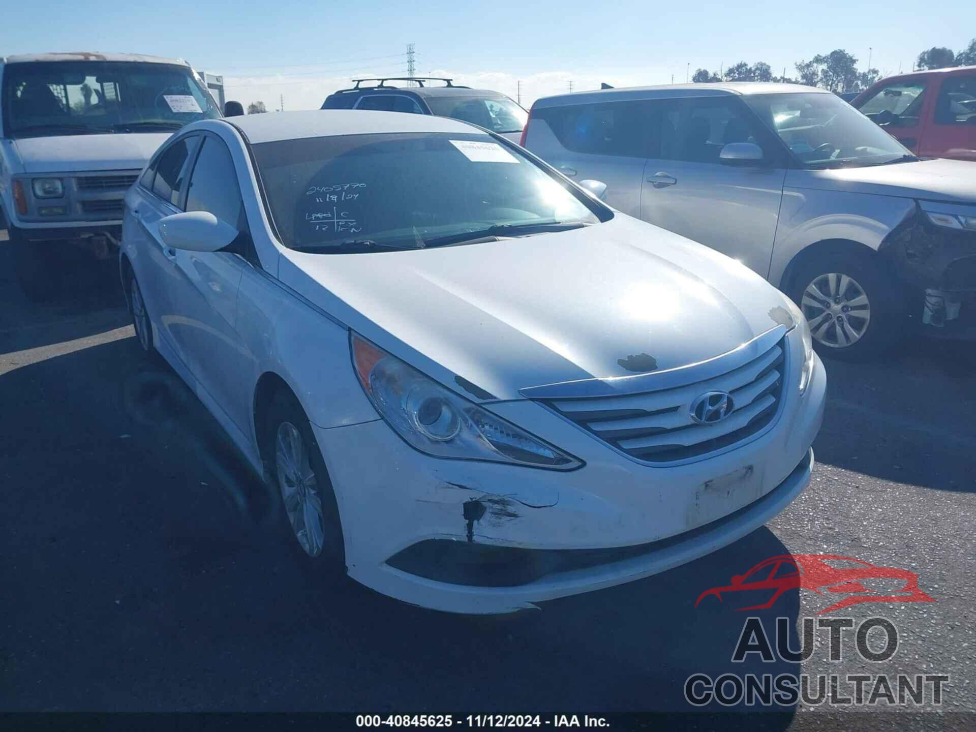 HYUNDAI SONATA 2014 - 5NPEB4AC0EH910208