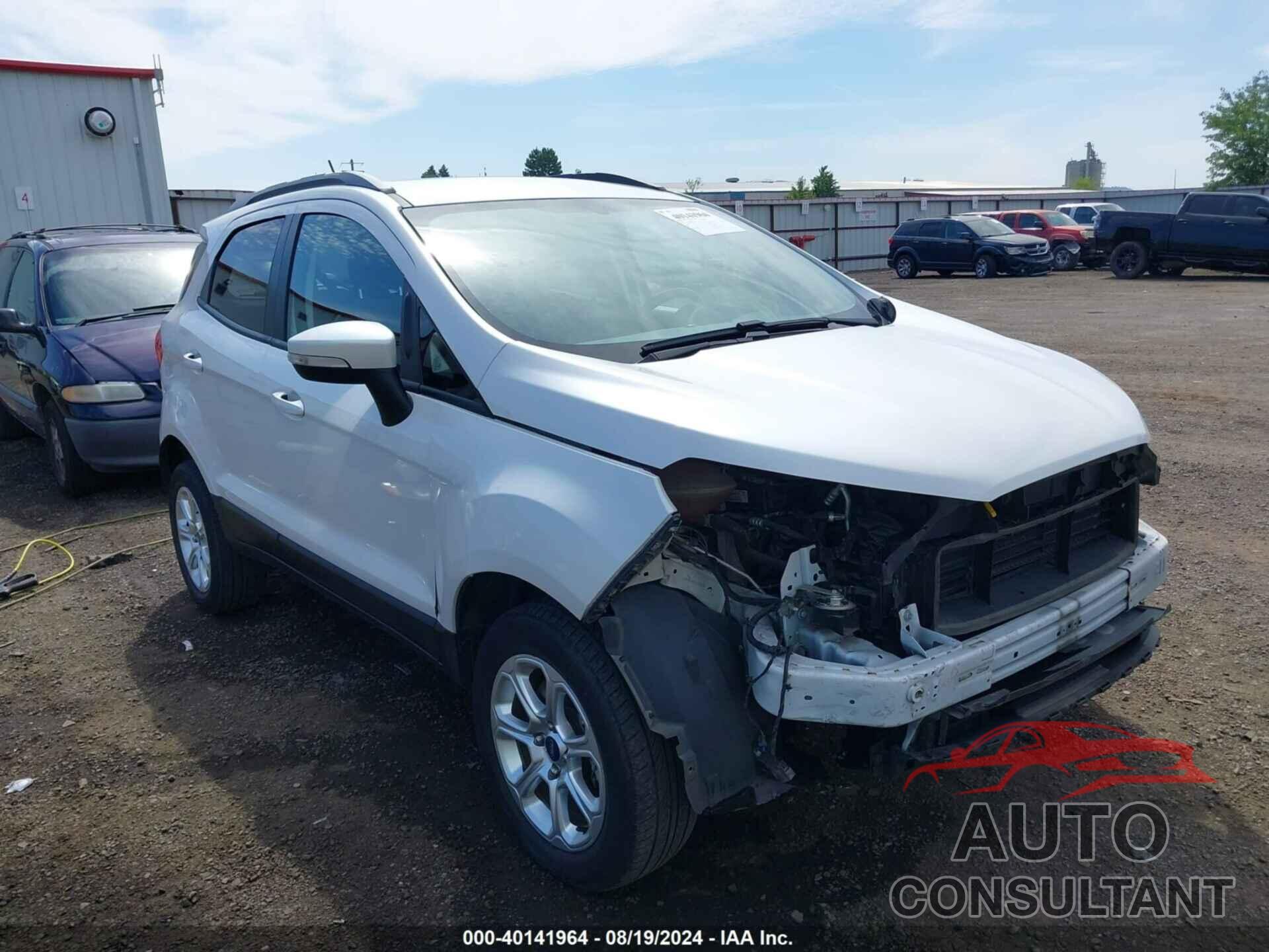 FORD ECOSPORT 2018 - MAJ6P1UL1JC181972