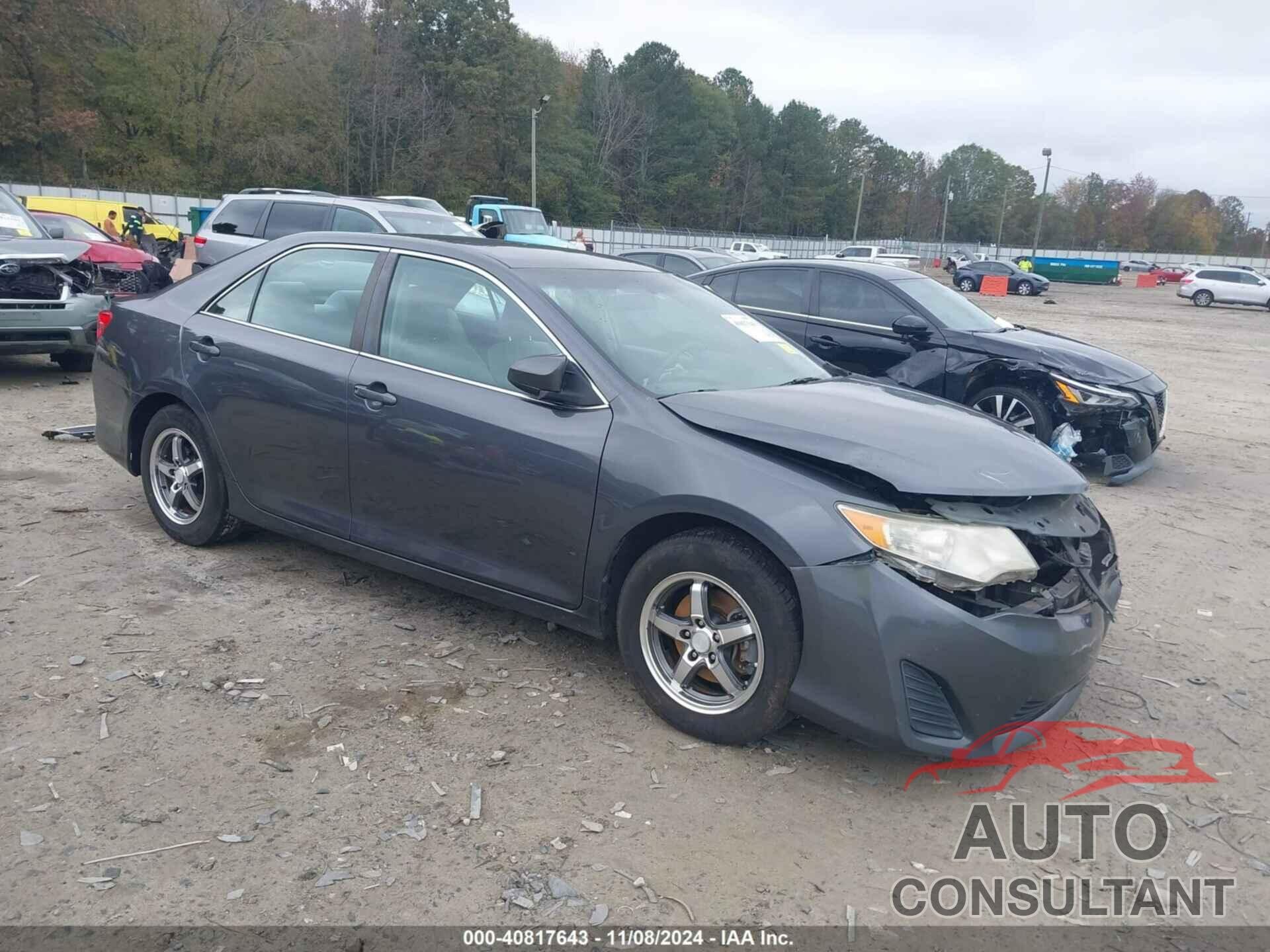 TOYOTA CAMRY 2012 - 4T1BF1FK0CU628560