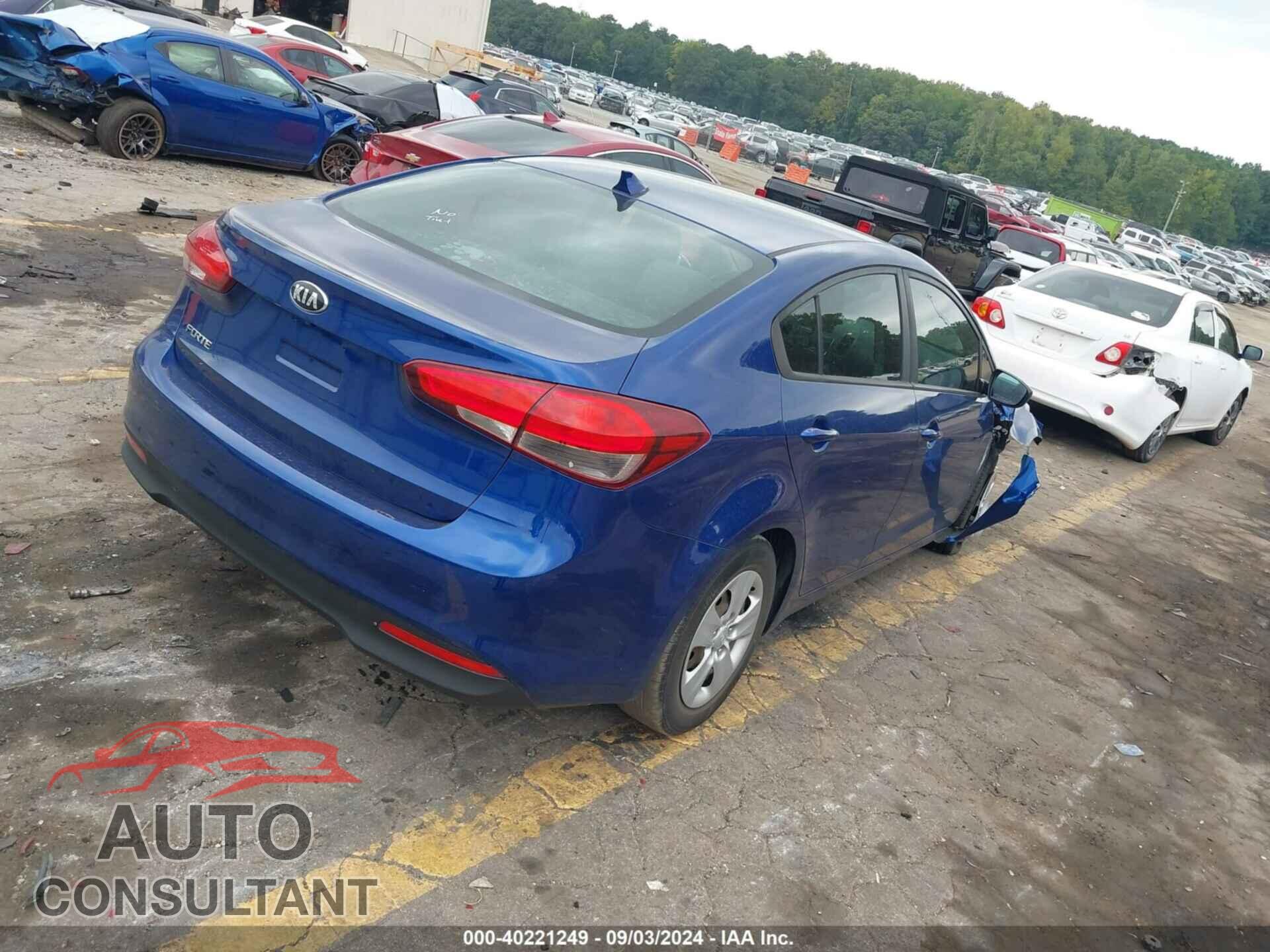 KIA FORTE 2017 - 3KPFL4A74HE095346