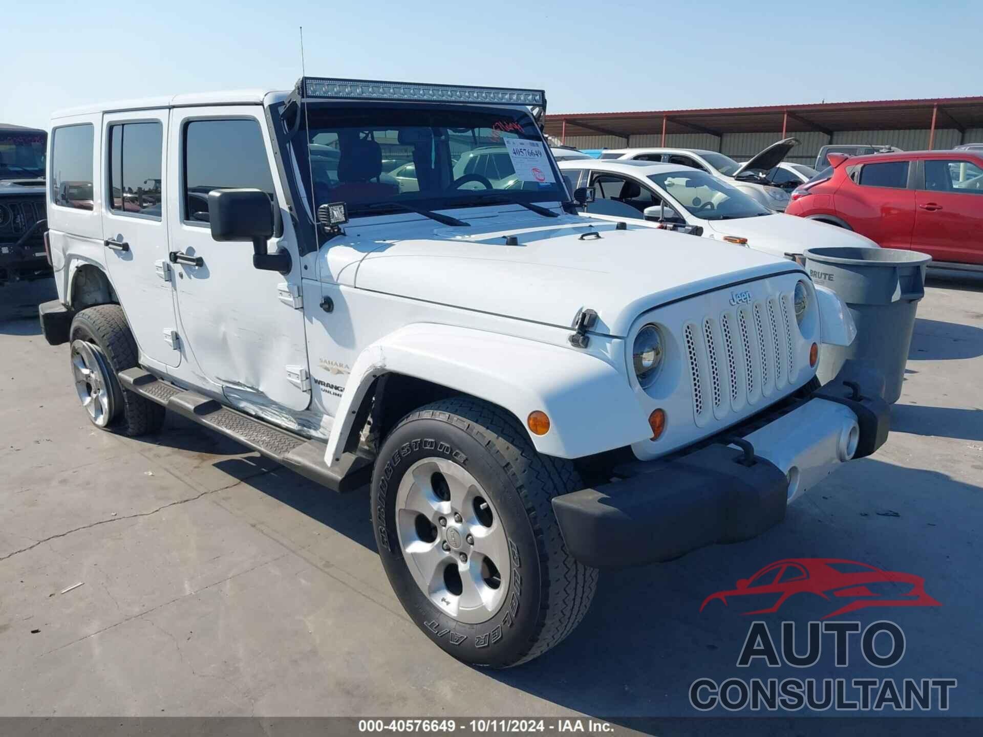 JEEP WRANGLER UNLIMITED 2013 - 1C4BJWEG4DL624824