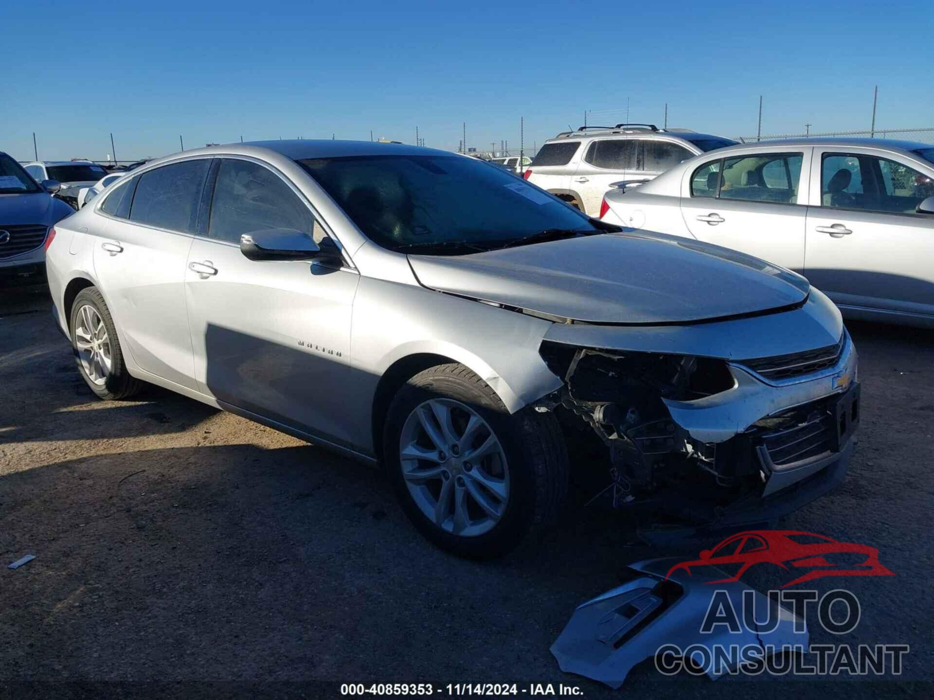 CHEVROLET MALIBU 2017 - 1G1ZE5ST3HF118249