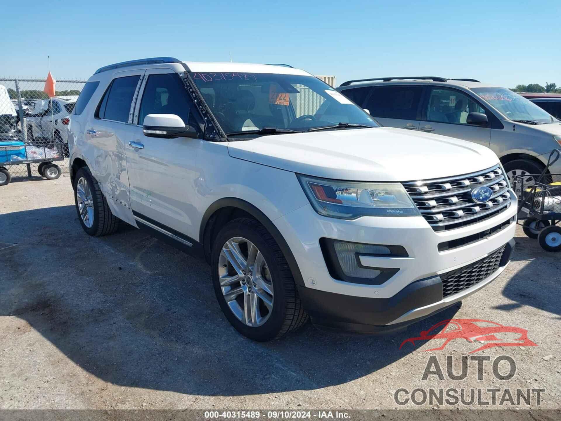 FORD EXPLORER 2016 - 1FM5K7FH5GGB39334